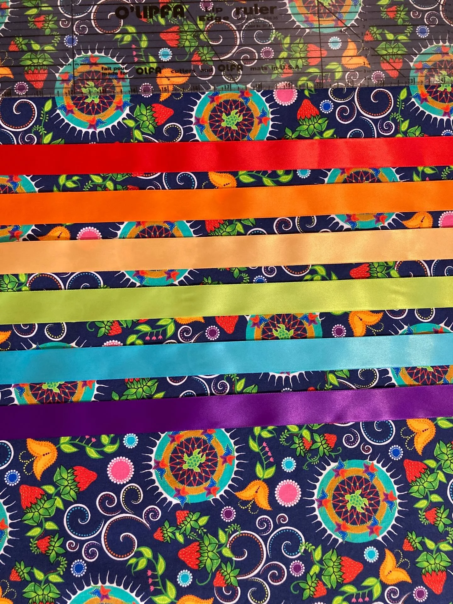 Making a new skirt with my Xmas gift fabric! Yay!!! And then I&rsquo;ll be making my second regalia skirt because our Pow Wow is in July over two days and I defo need two coz 🔥😅

My wrist healed up so I&rsquo;m trying to use my phone/computer less 