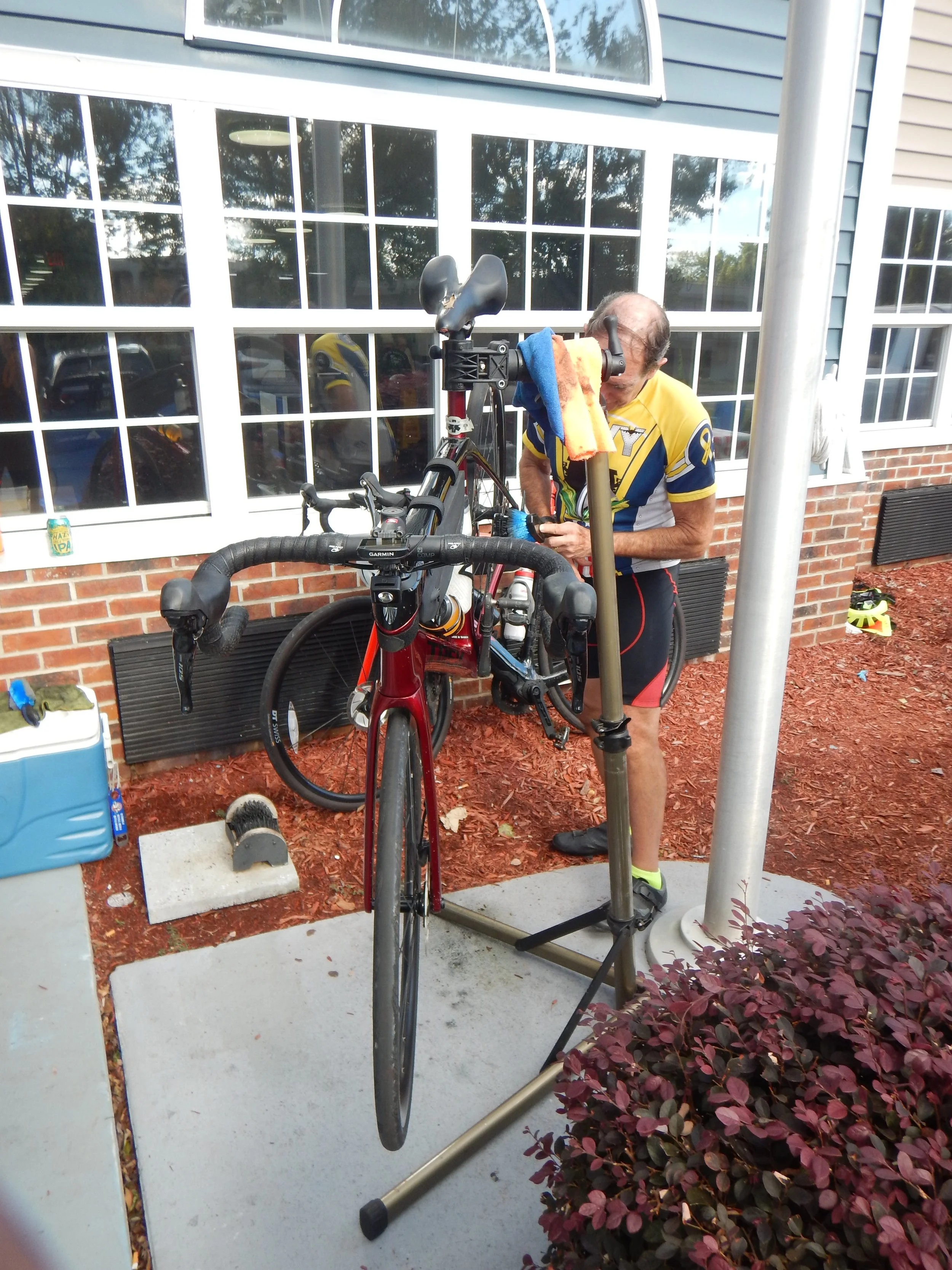 Post ride cleaning and lube