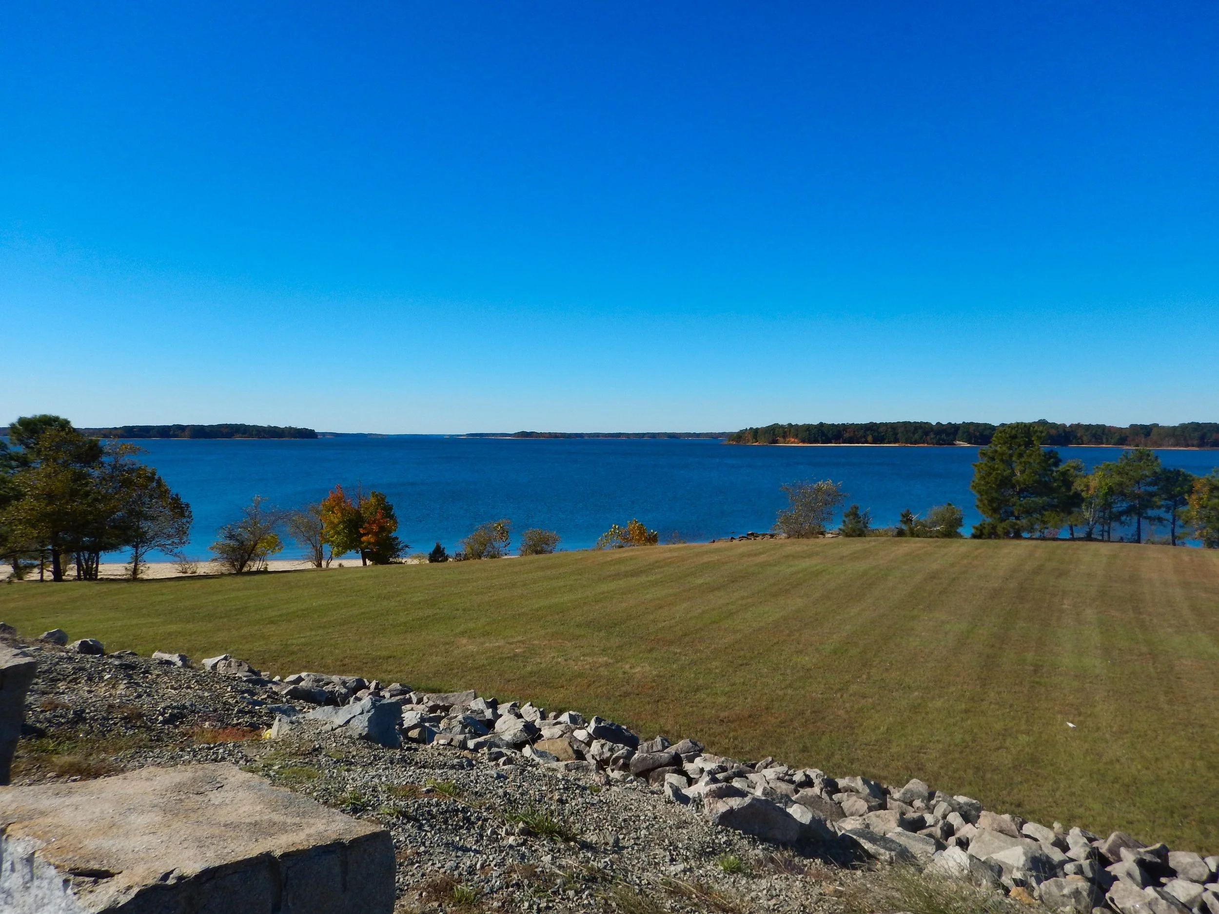 View of Lake Kerr from the dam