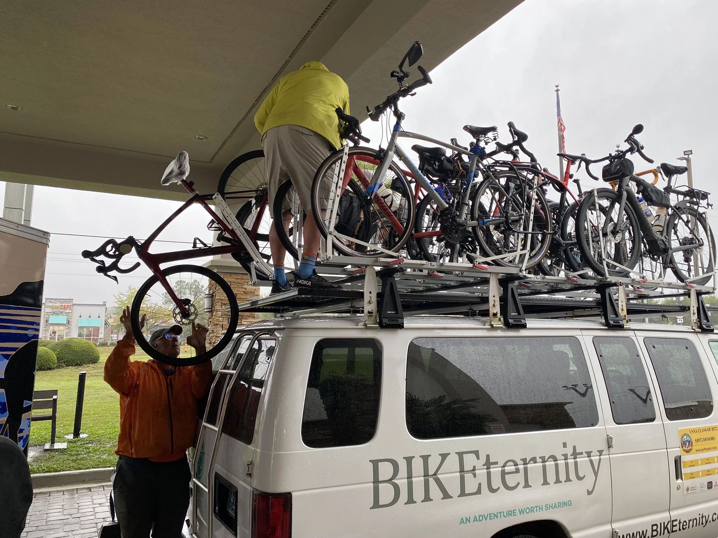 Loding the last bike