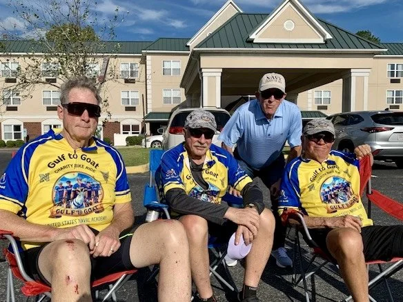 1st Company classmats Mike McDermott, Dan Murphy, Gary Jones and Mike Meier