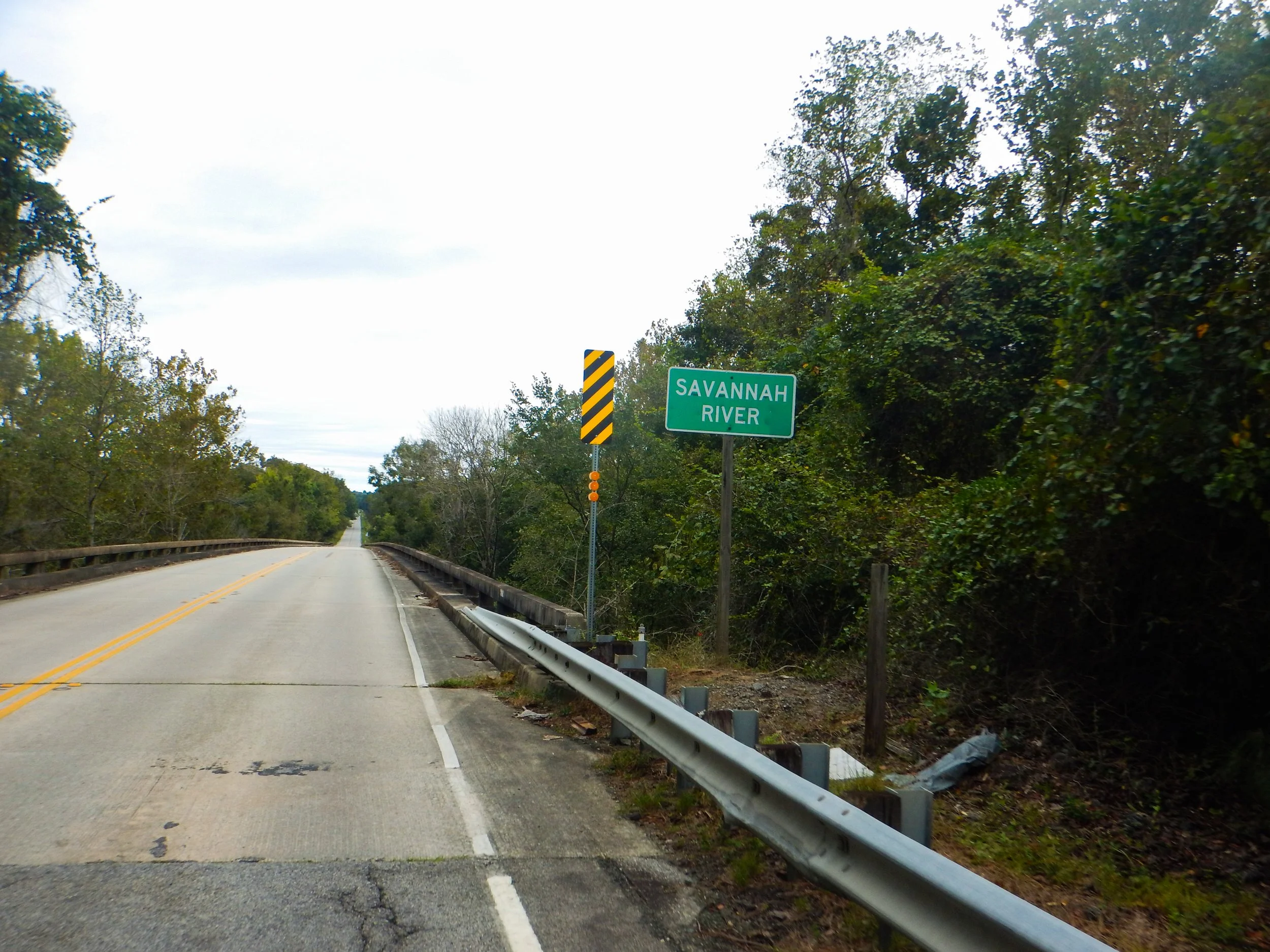 Crossing into SC at the Savannah River