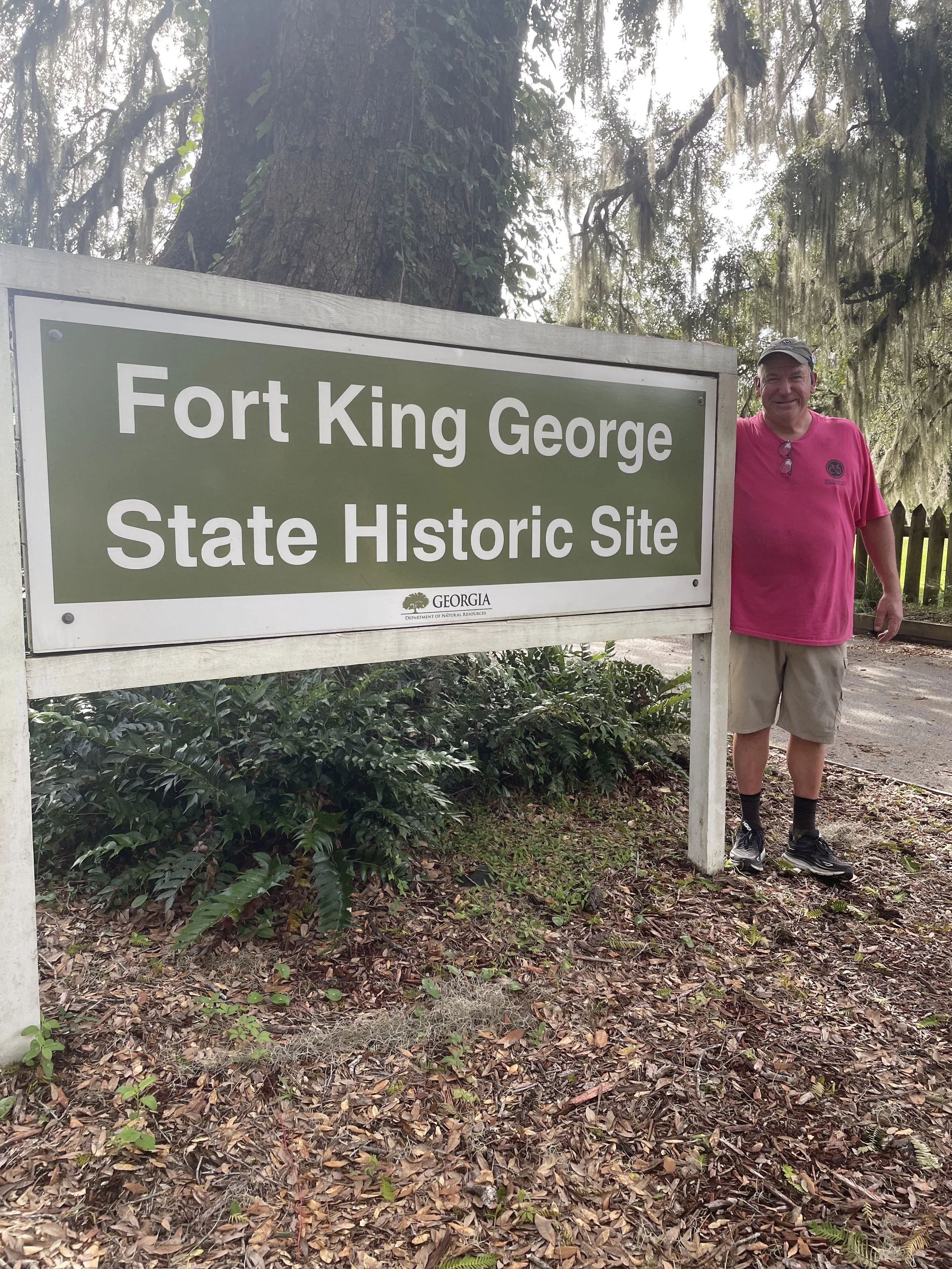 George Beaver at first rest stop