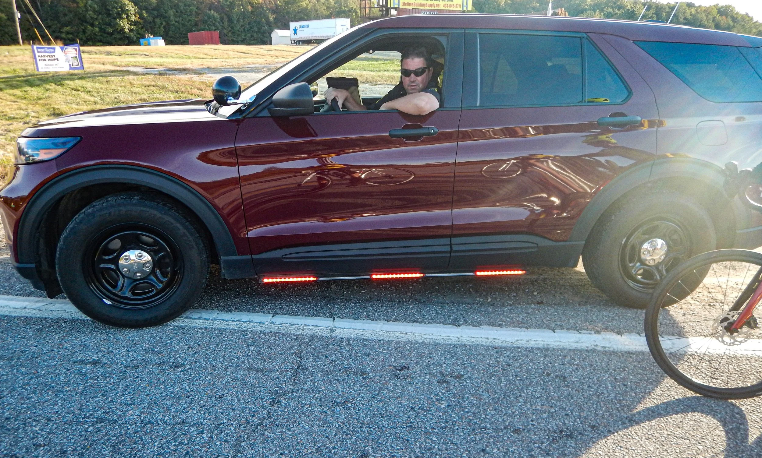 Police escort out of Crewe