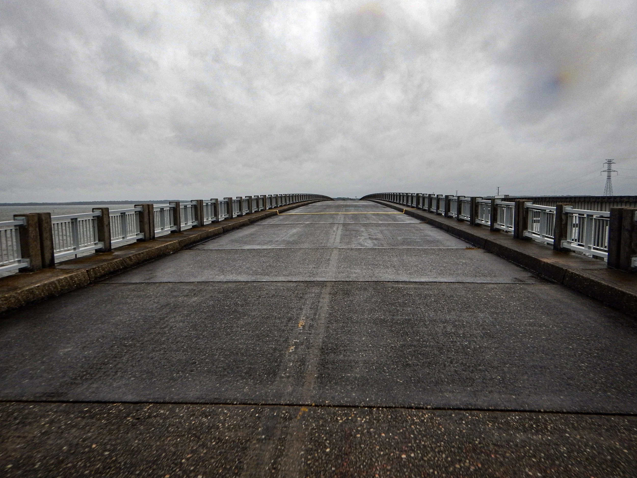 Pedestrian bridge over Lake Marion