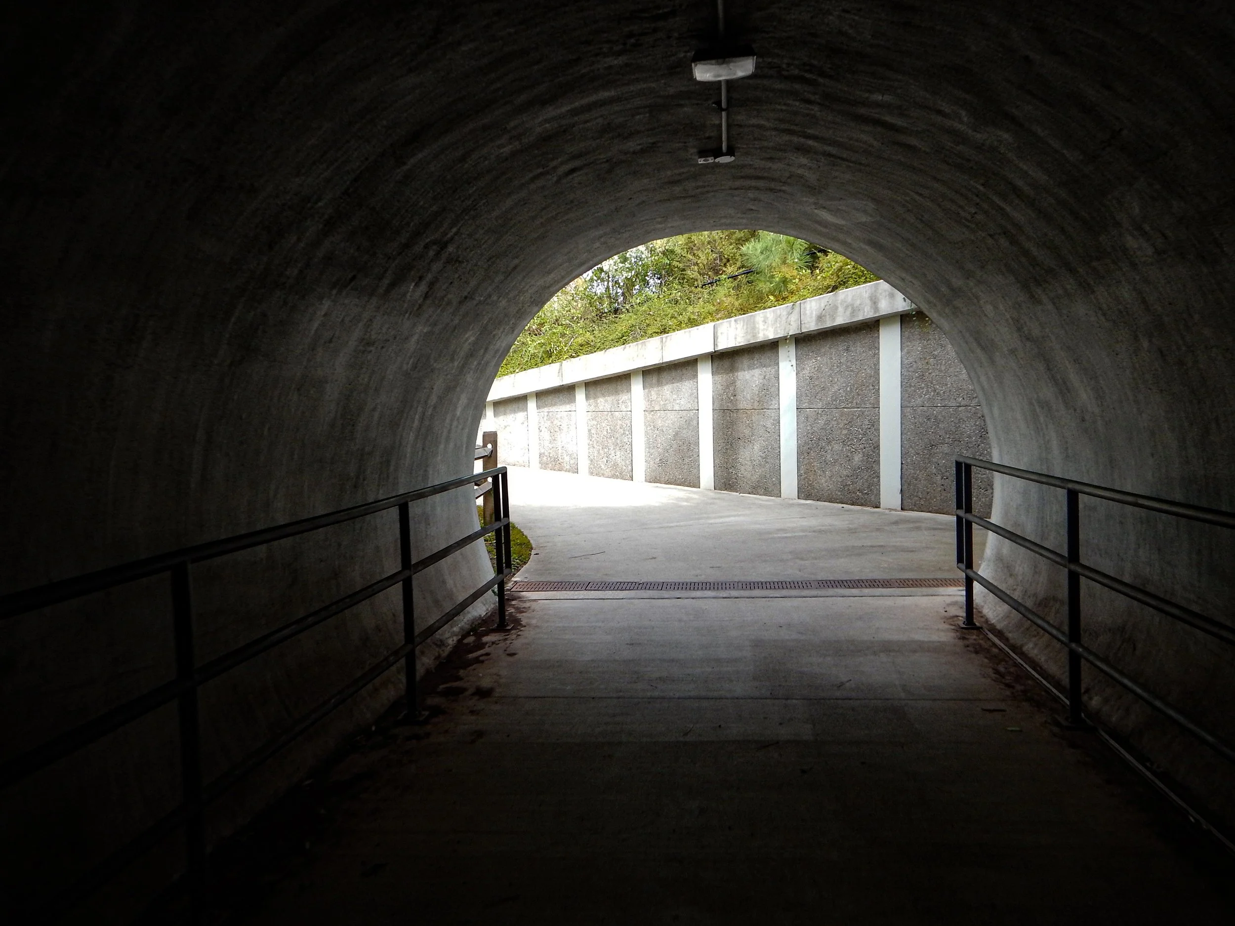 Bike path tunnel