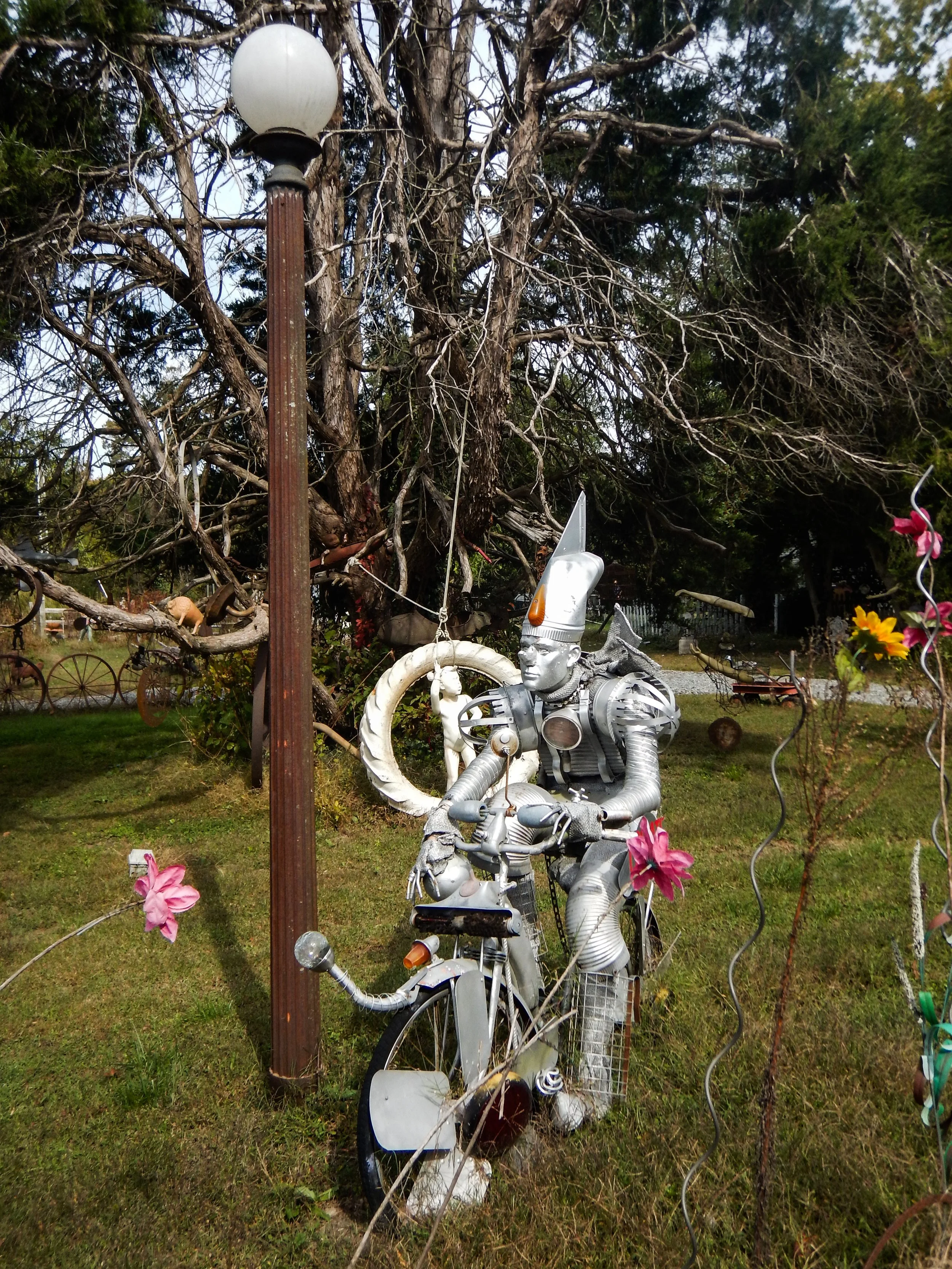 Kirby the tin man cyclist