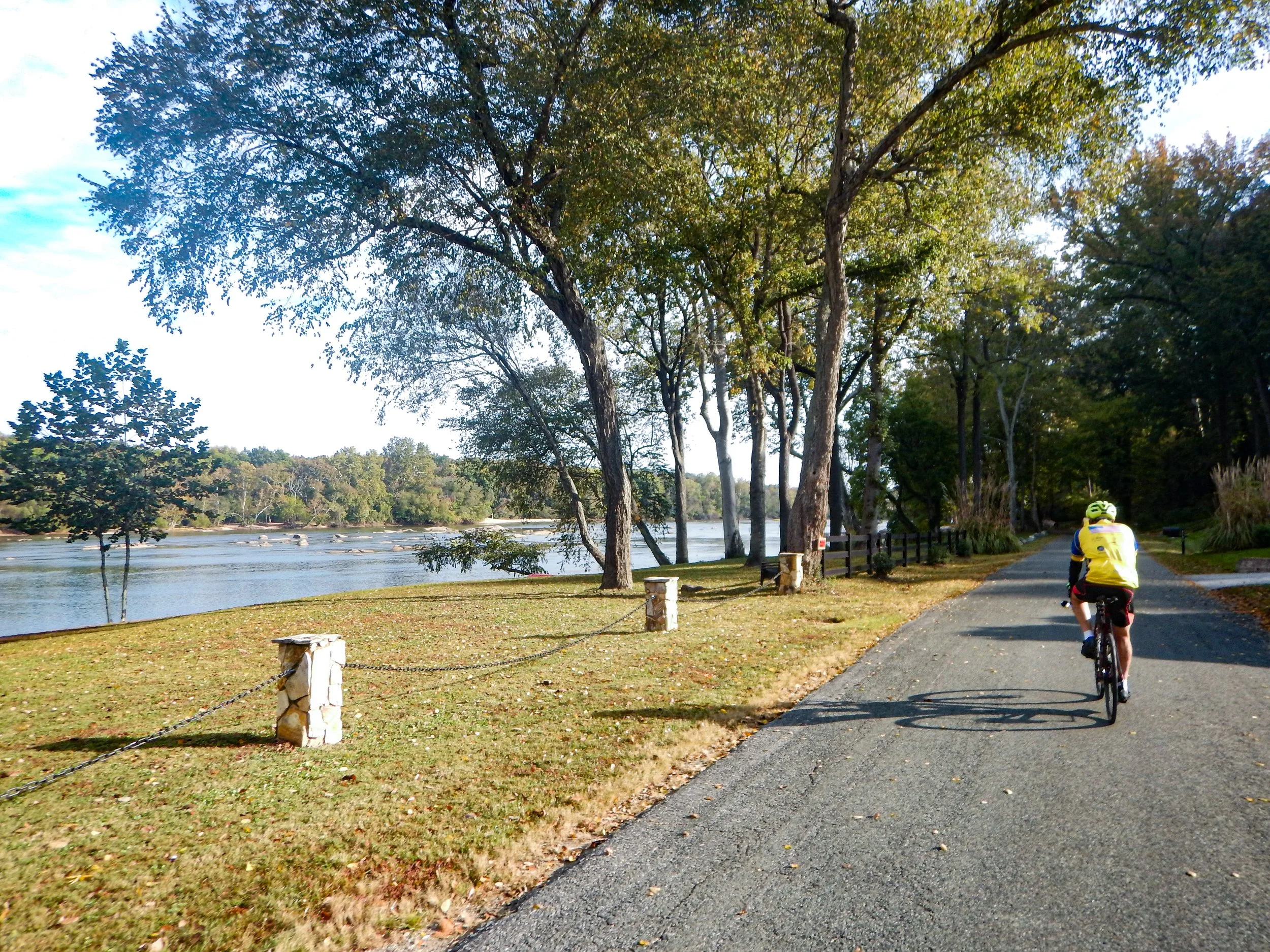 Riding along James River