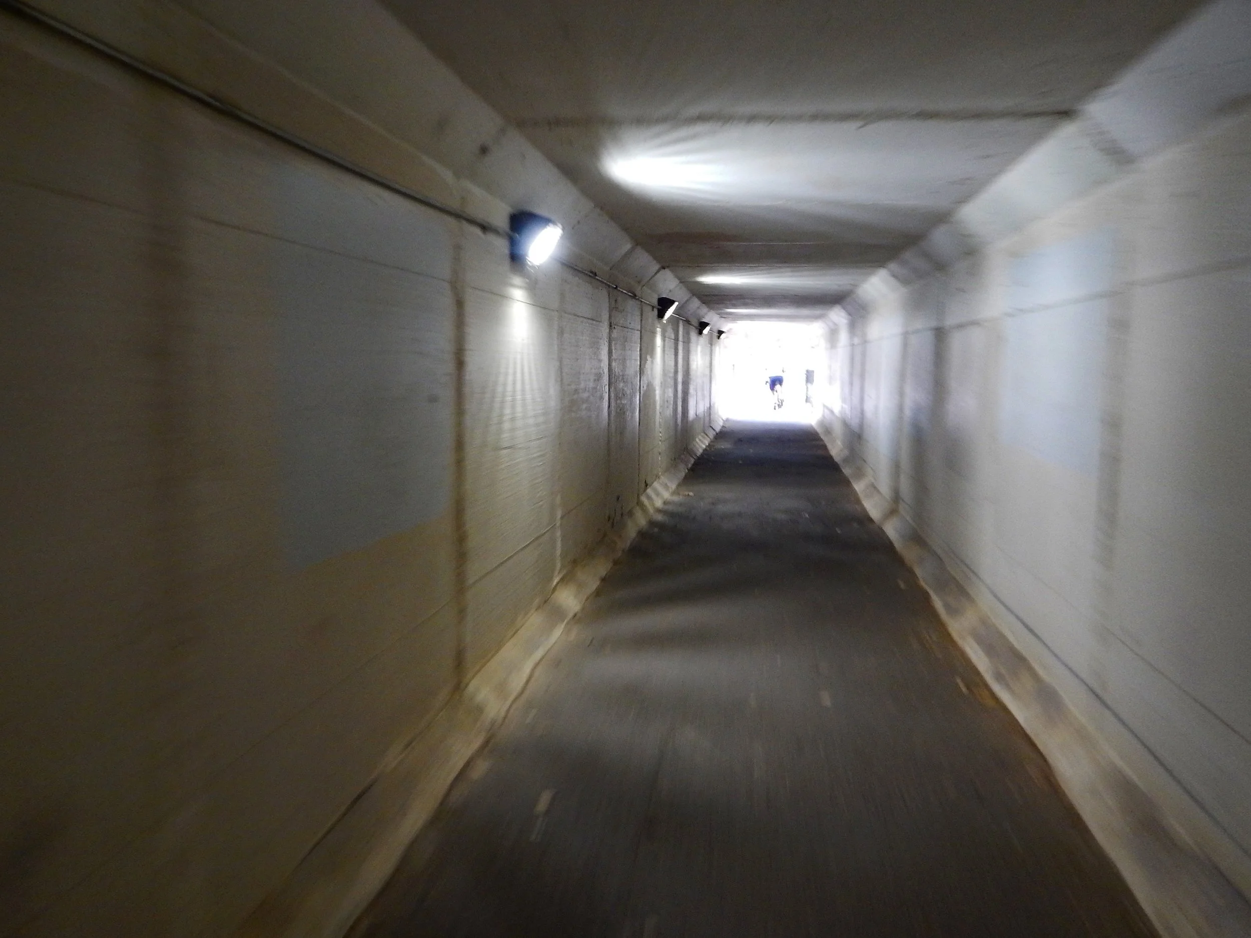 Bike path tunnel