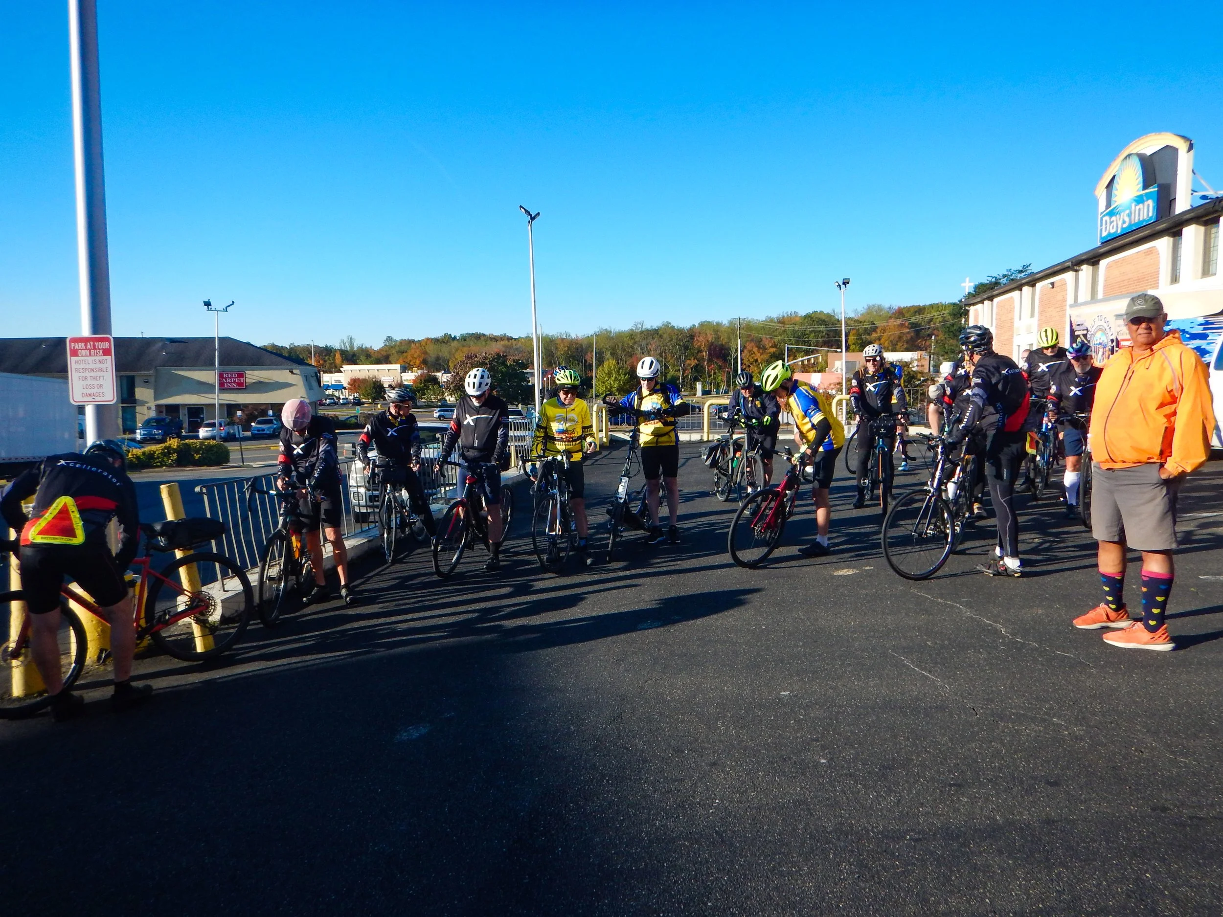 Riders ready to start