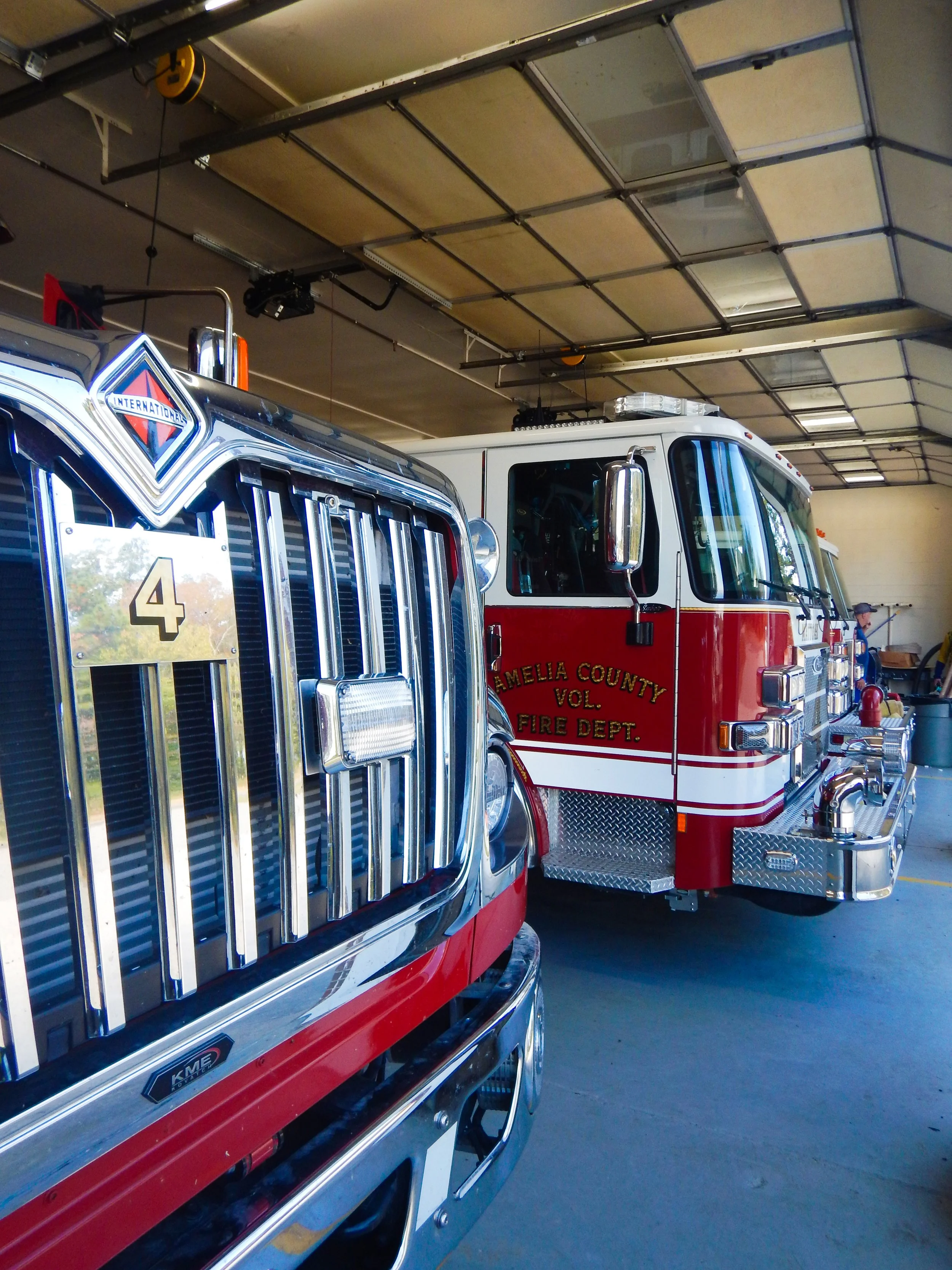Fire Department hosted our lunch