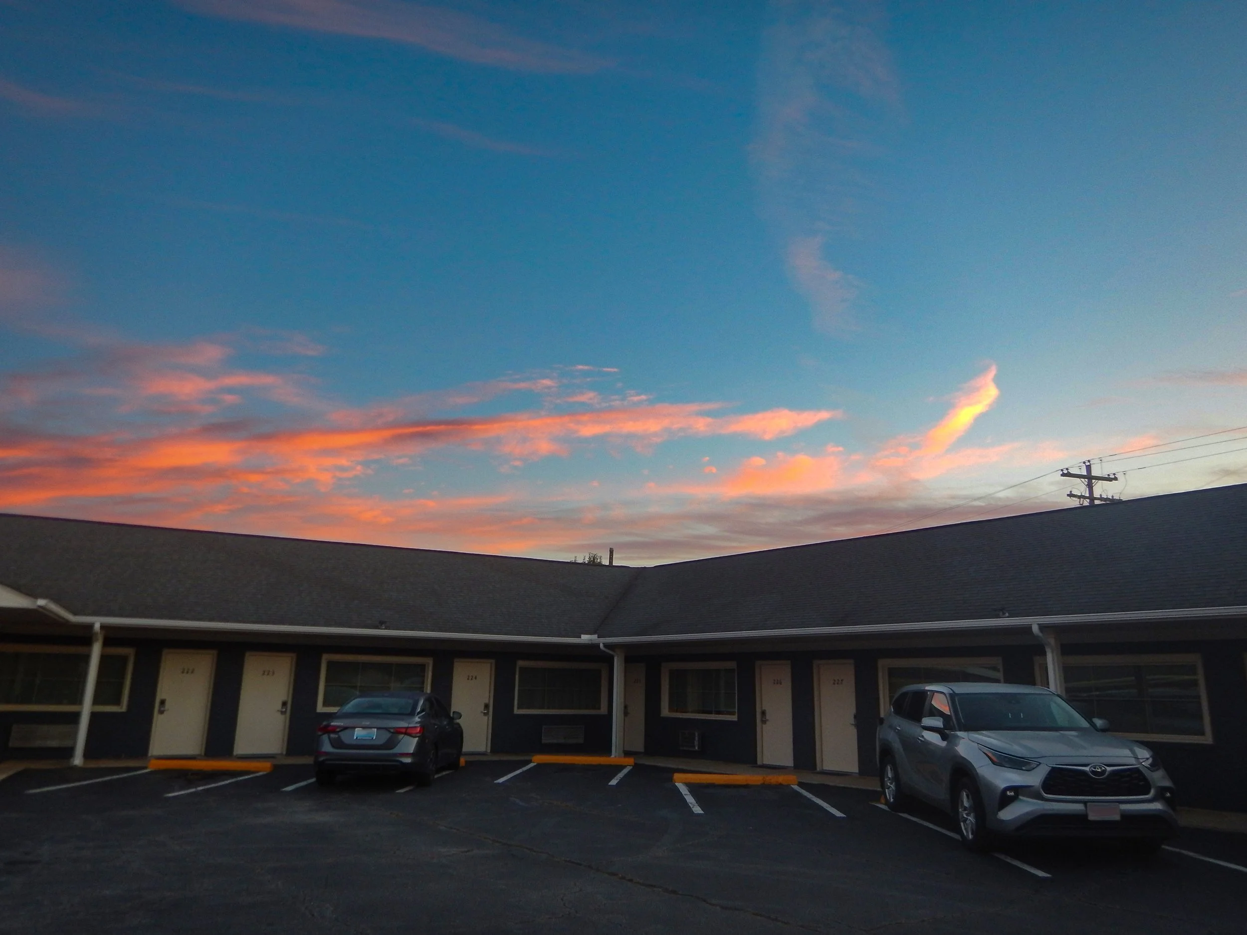 Sunrise at Crewe hotel