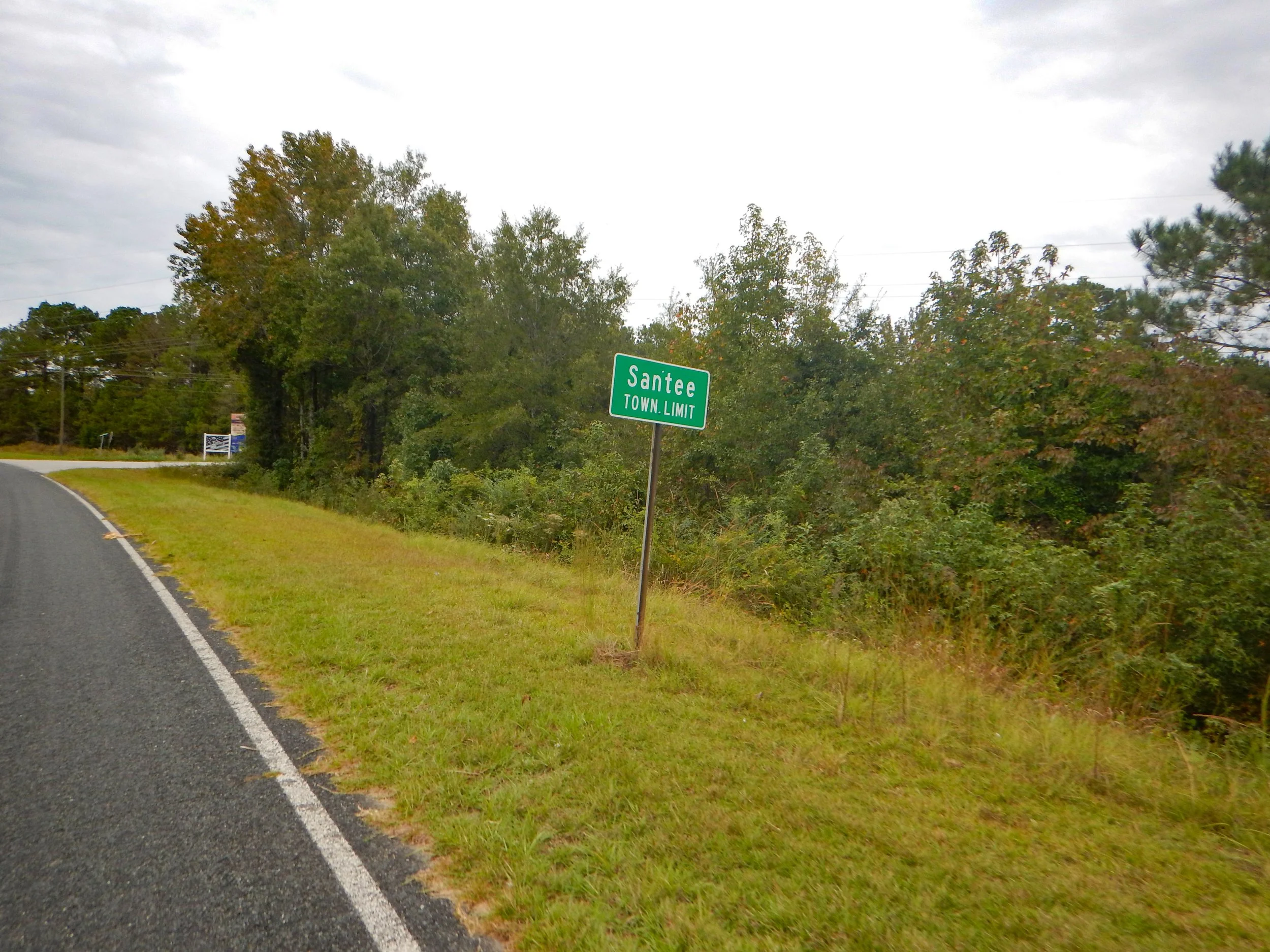 Santee City Limit - almost there