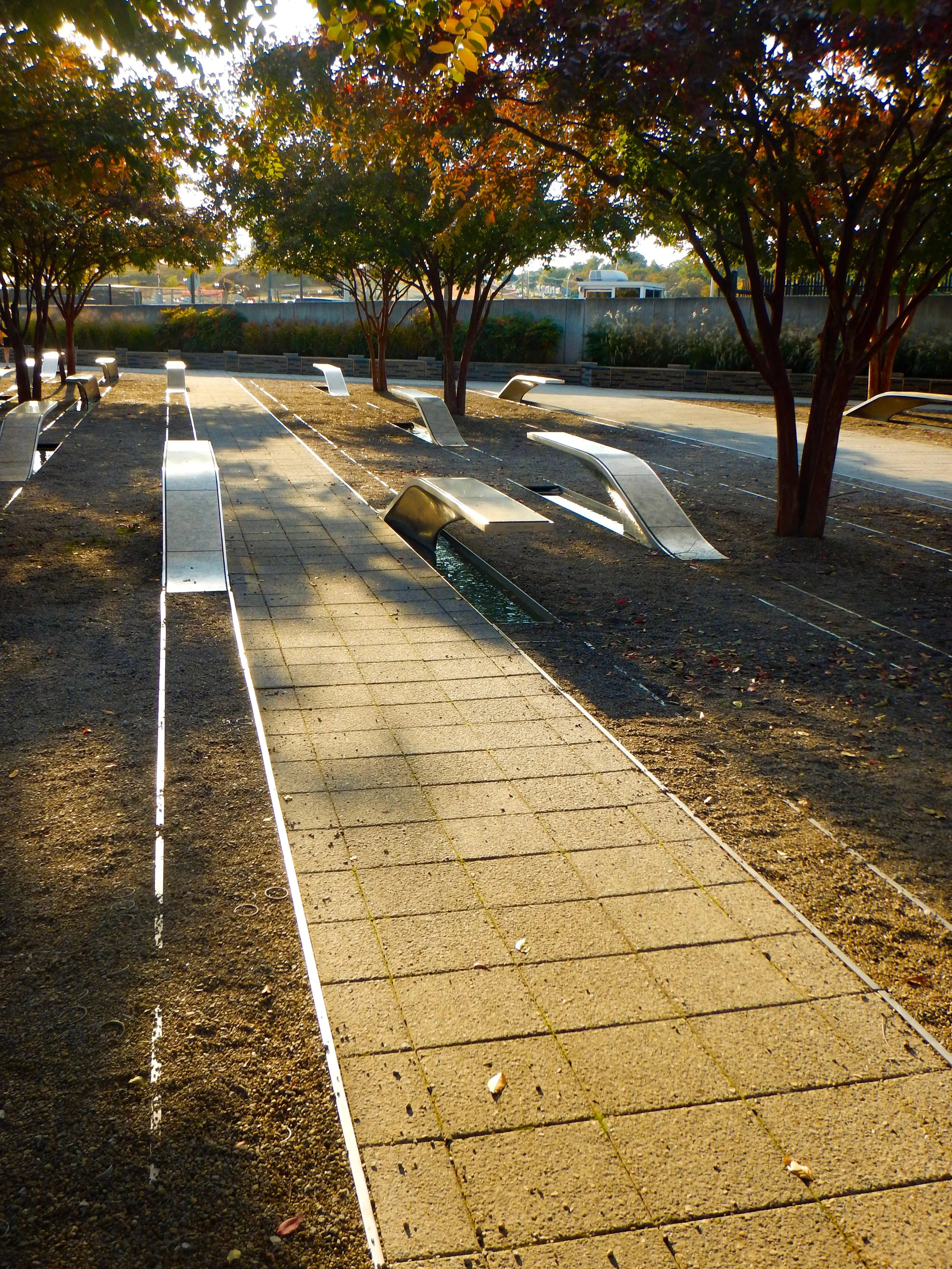 Pentagon 9/11 memorial benches