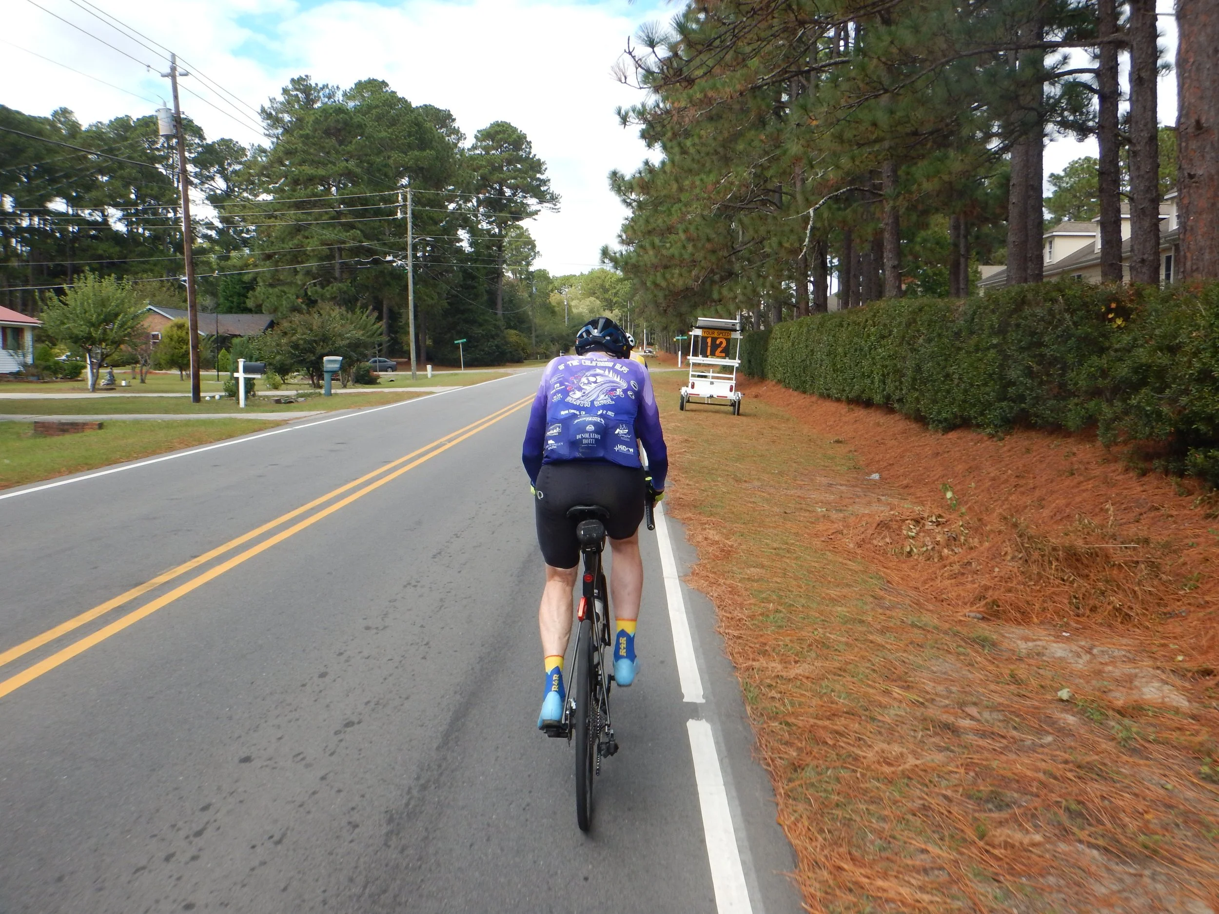 12 MPH on radar going uphill