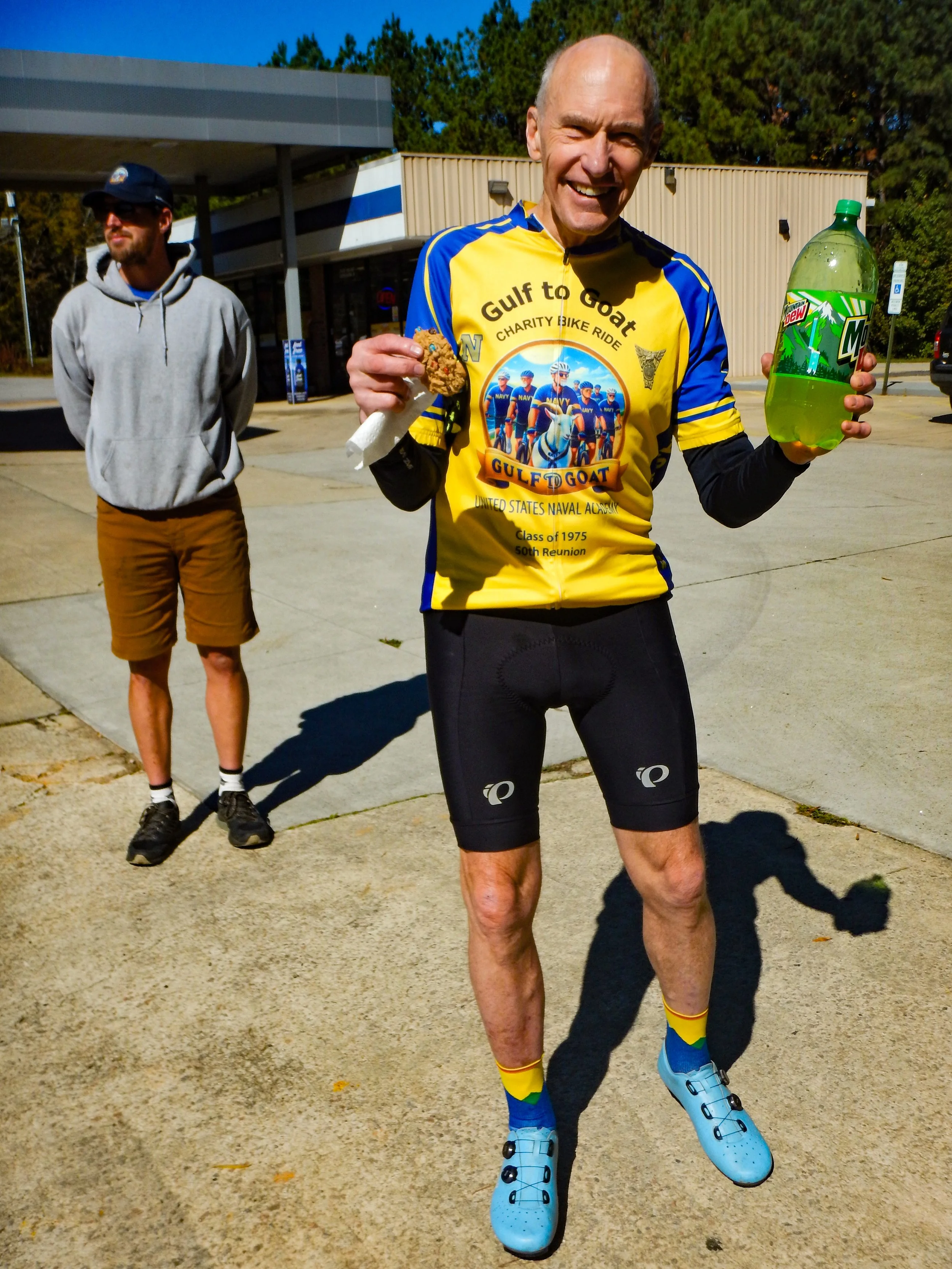 Carl June and his Mountain Dew performance enhancer