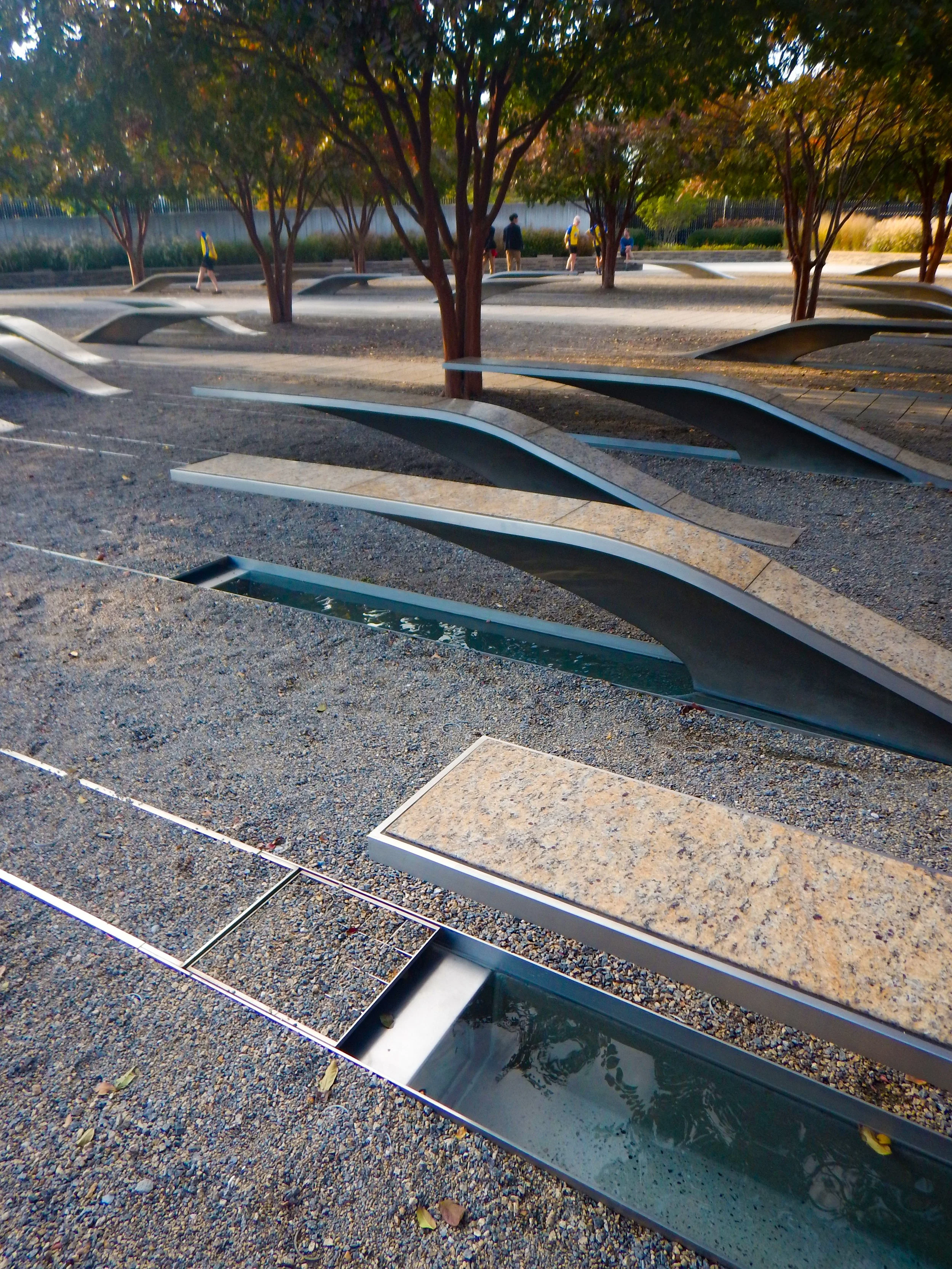 ssPentagon 9/11 Memorial benches