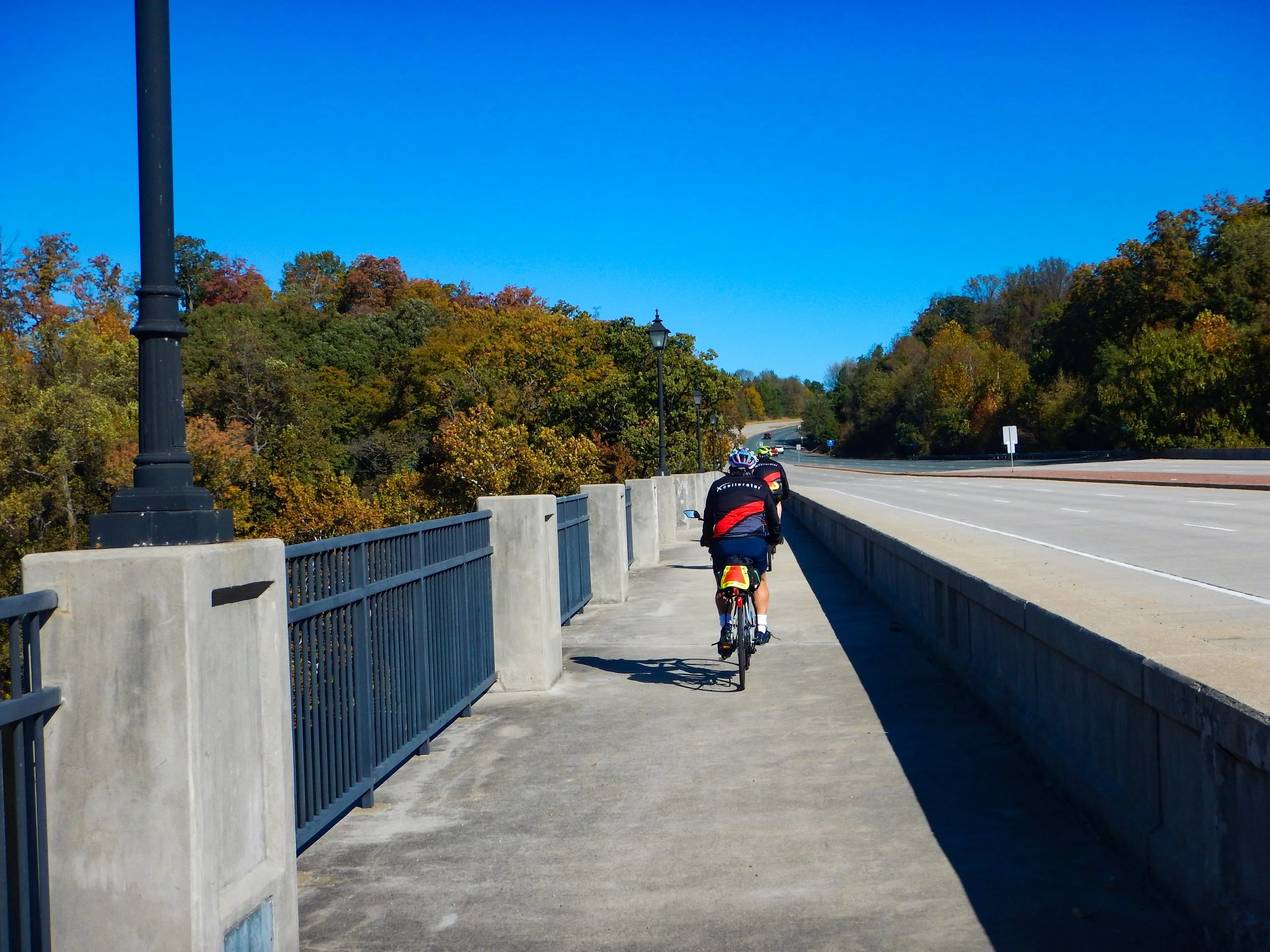 Crossing the Occoquan River Bridge