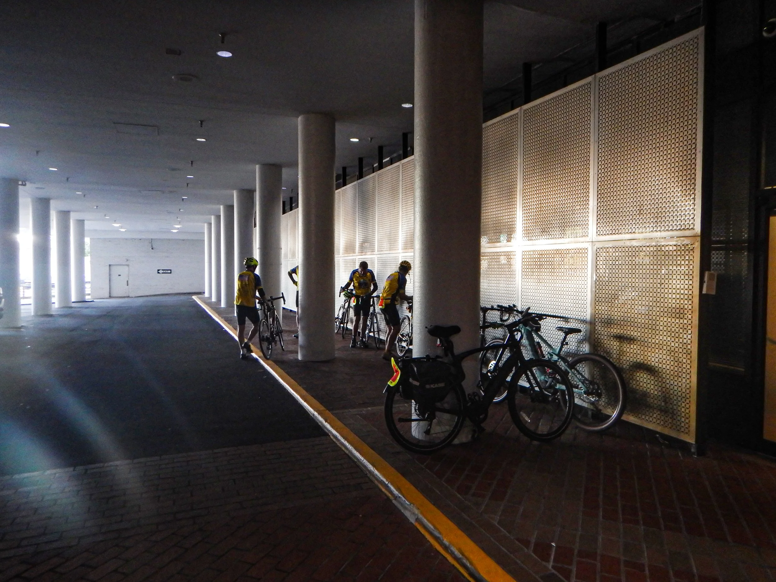 Arrival at Doubletree Hotel