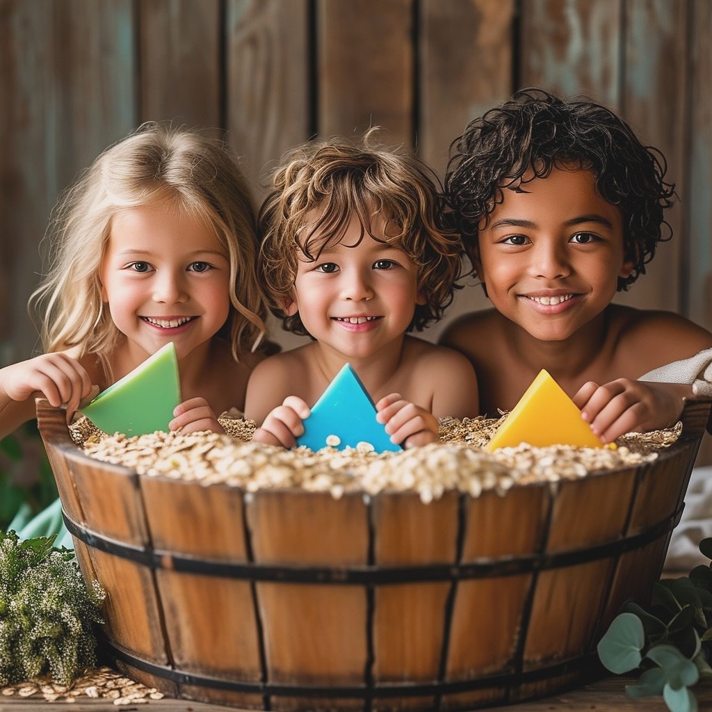 Soap Soap Soap Suds for our buds 🧼 @labkid3 @labgrl3 @labman_3 #thenewgreenorder #beakid #newgreenorder #labkid3 #skincareforkids #naturalskincare #pureminimaluniversal #tesla #369manifestation #baby #healthyliving #chemicalfreeskincare #children #k