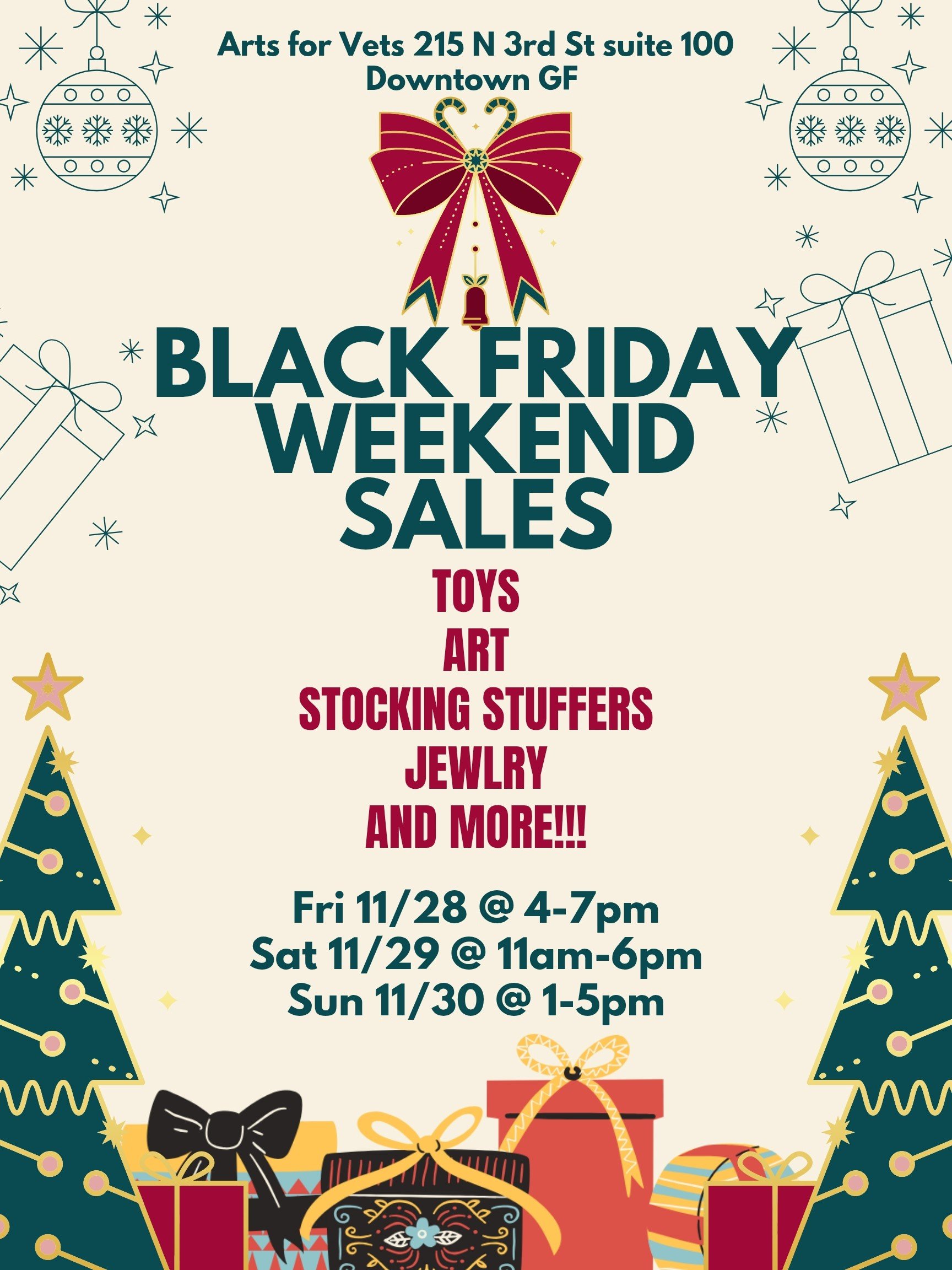 Arts for Vets Black Friday Event