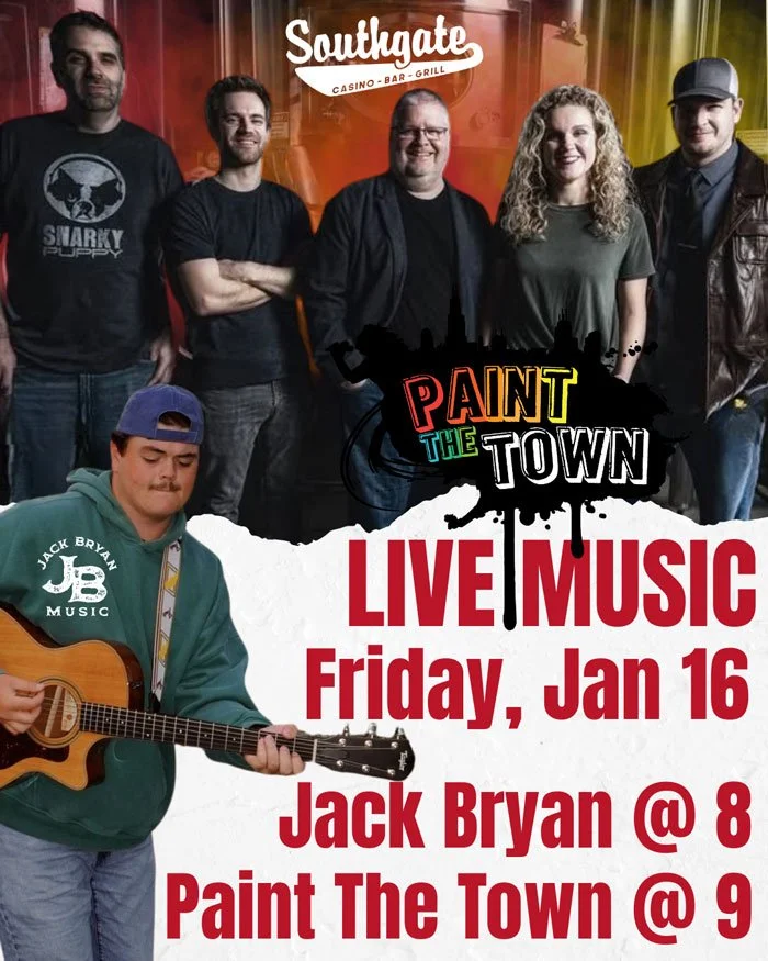 Live Music Friday: Jack Bryan &  Paint The Town at Southgate