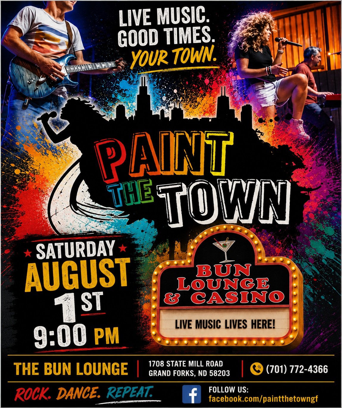 Paint the Town Live at the Bun