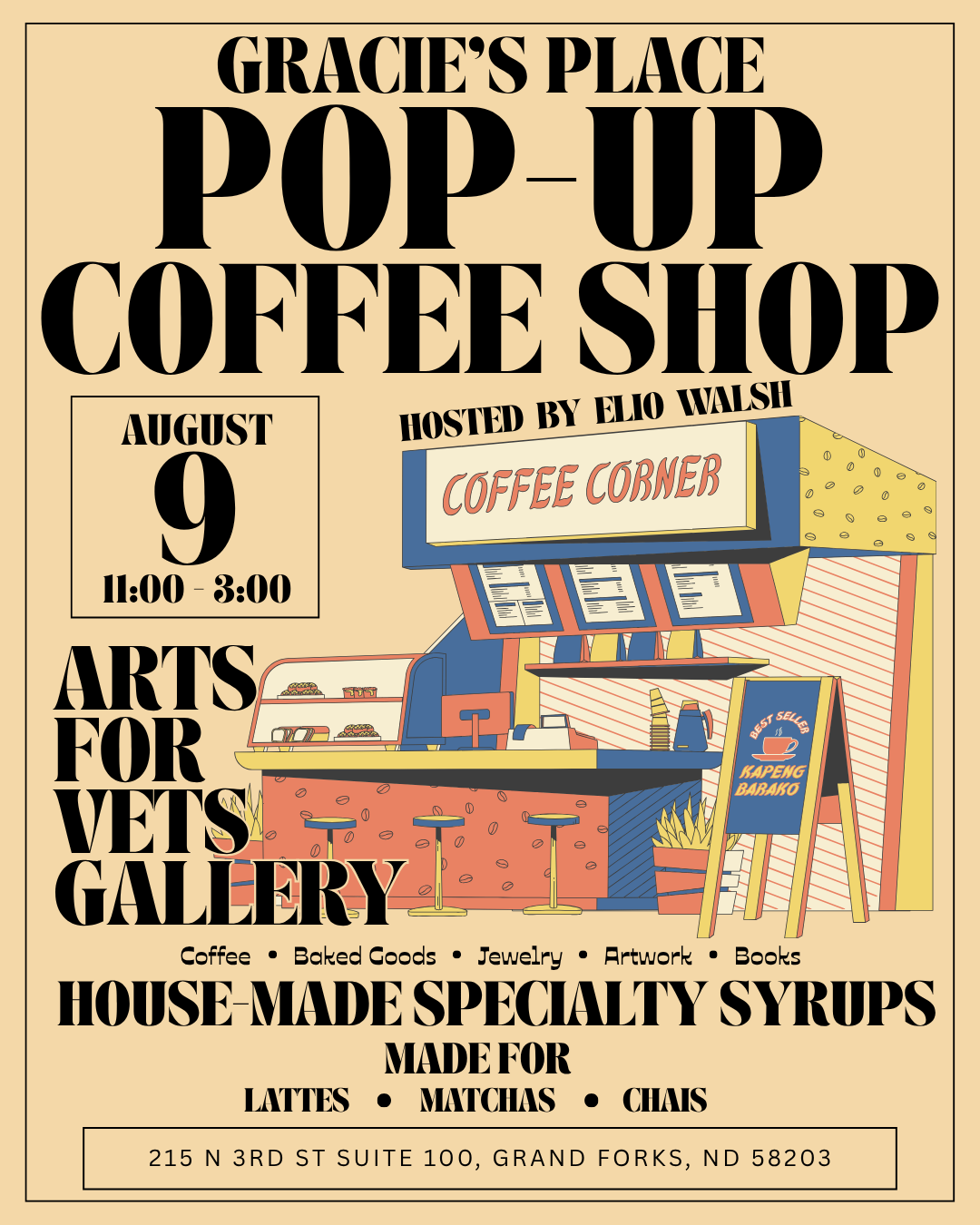 Gracie's Place Pop-Up Coffee Shop