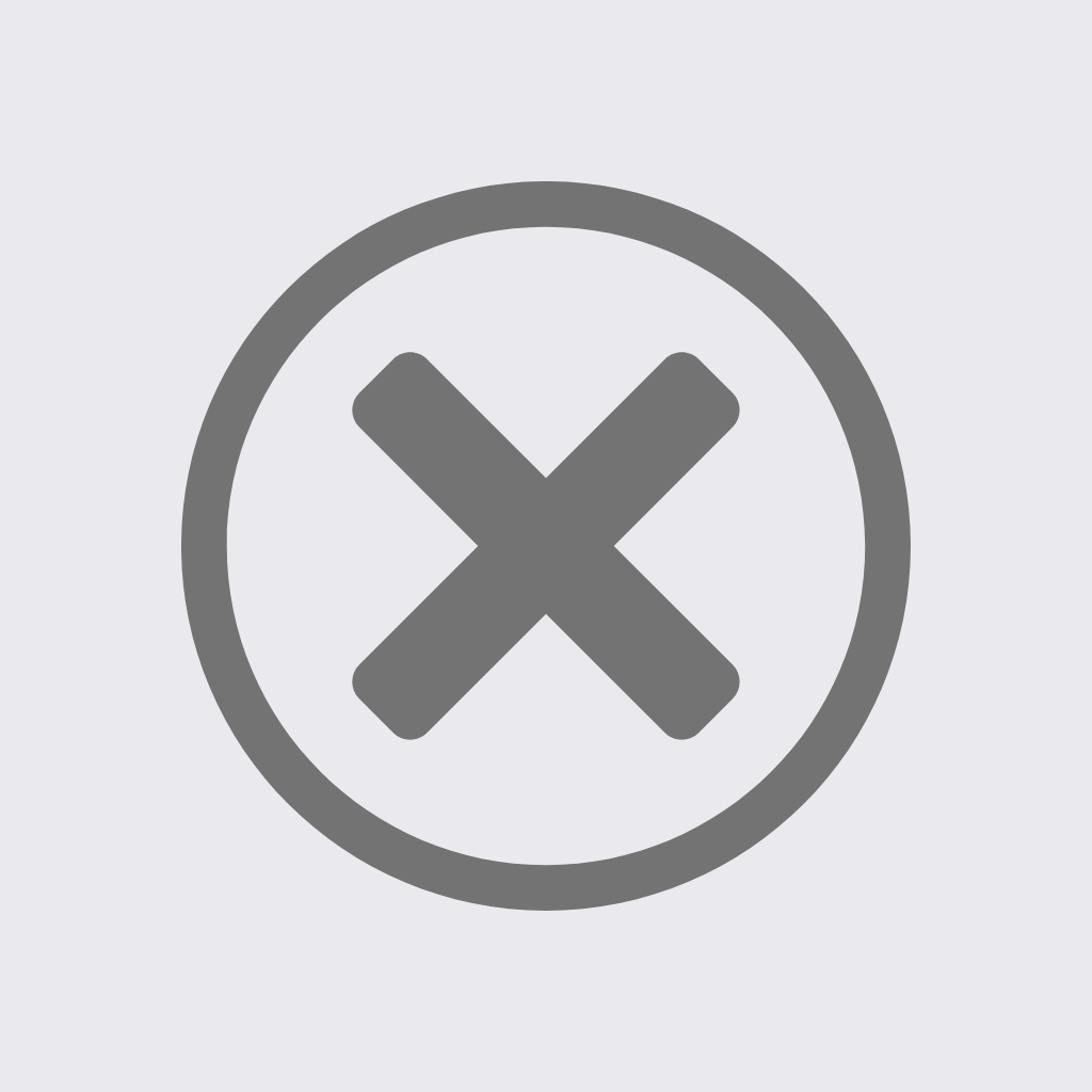 Image of a gray circle with an 'X' inside it, indicating rejection or closing.