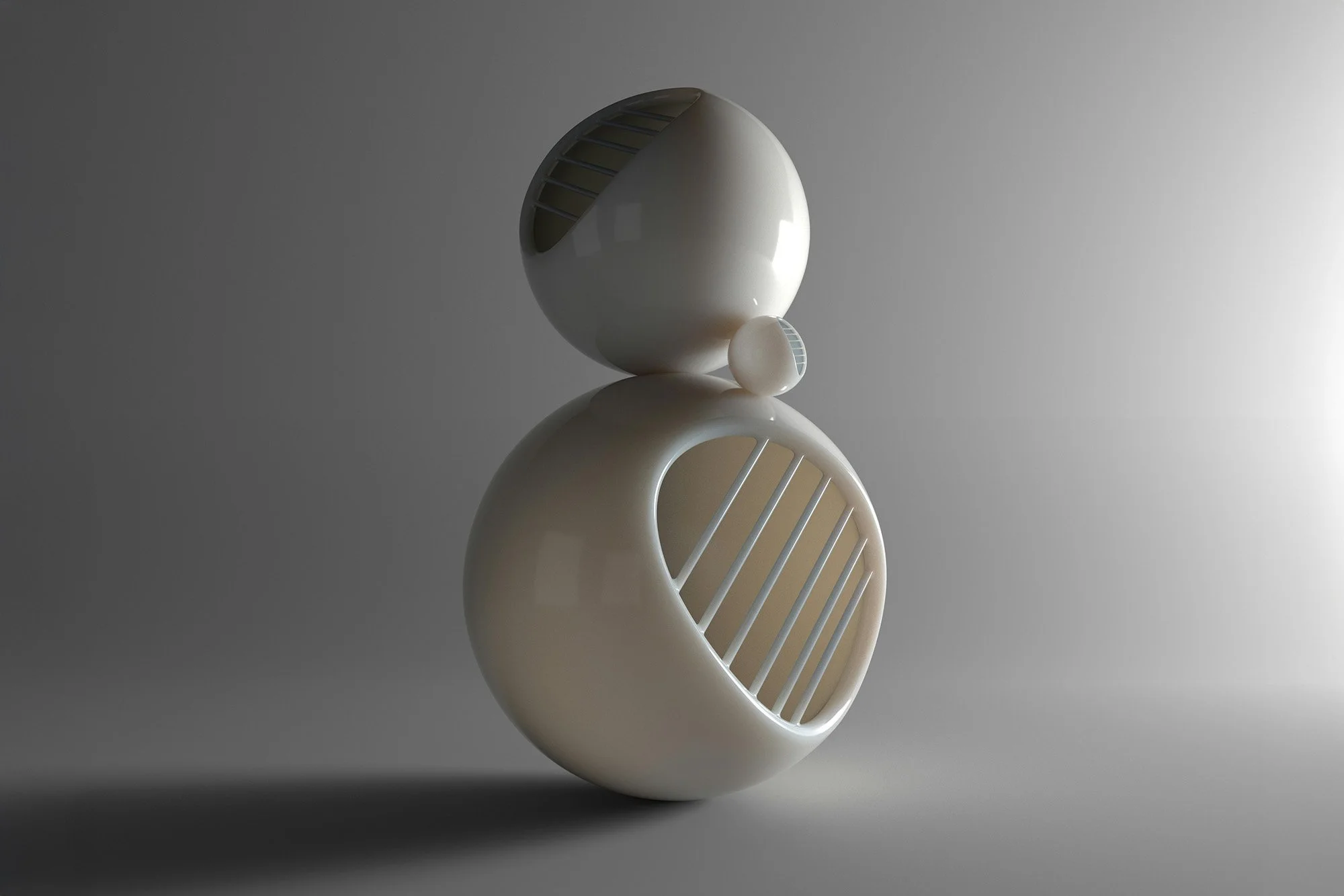 Smart design objects integrating technology, sleek aesthetics, and functional innovation for modern connected homes