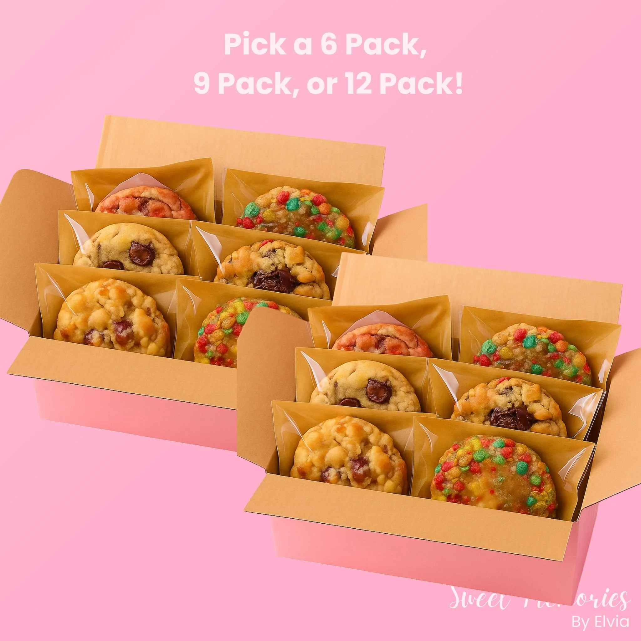 Jumbo Cookie 12 Pack