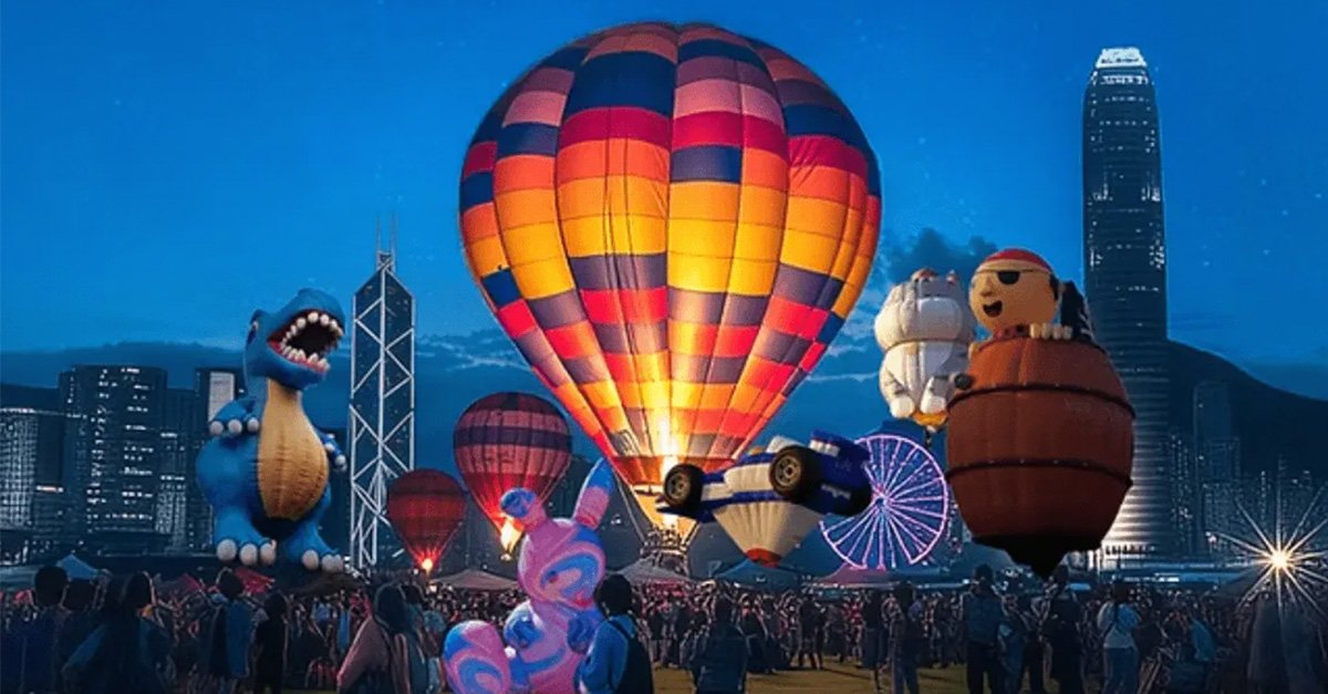 Don't Miss Hong Kong's First Major Hot Air Balloon Festival This Year