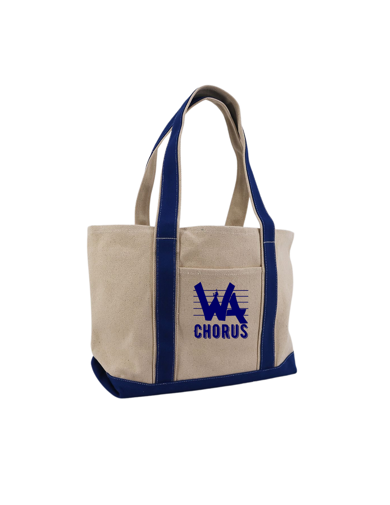 Luxury WAHS Chorus Bag (w/ Royal Blue Handles)