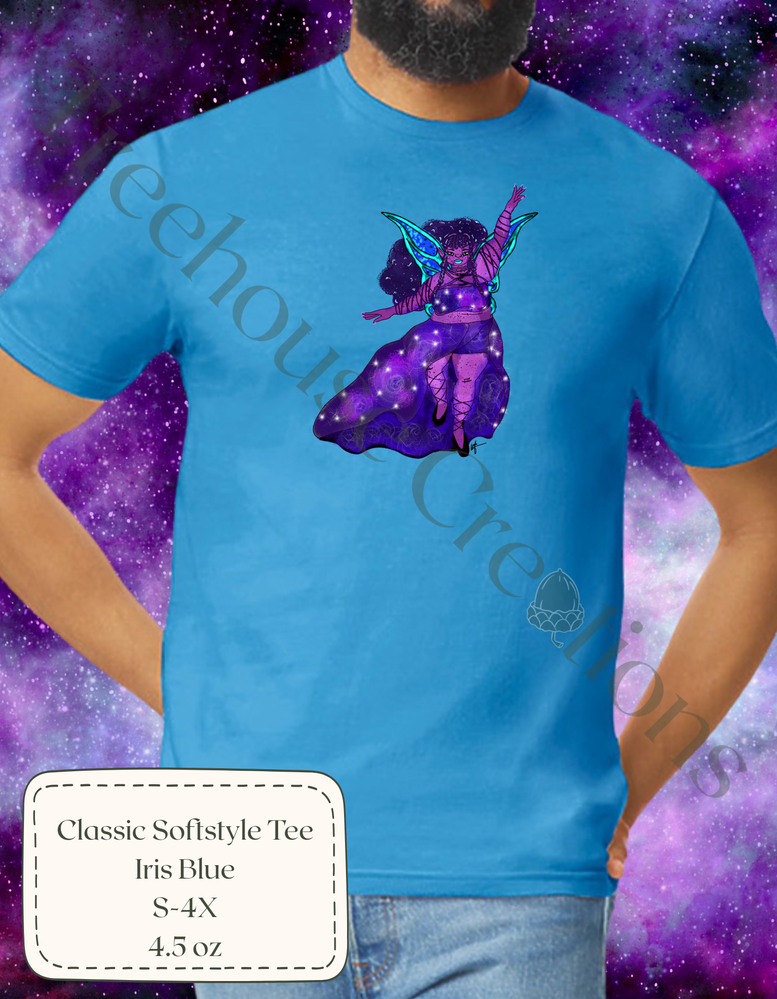 The Galaxy Fairy- Classic Iris BlueTee.png