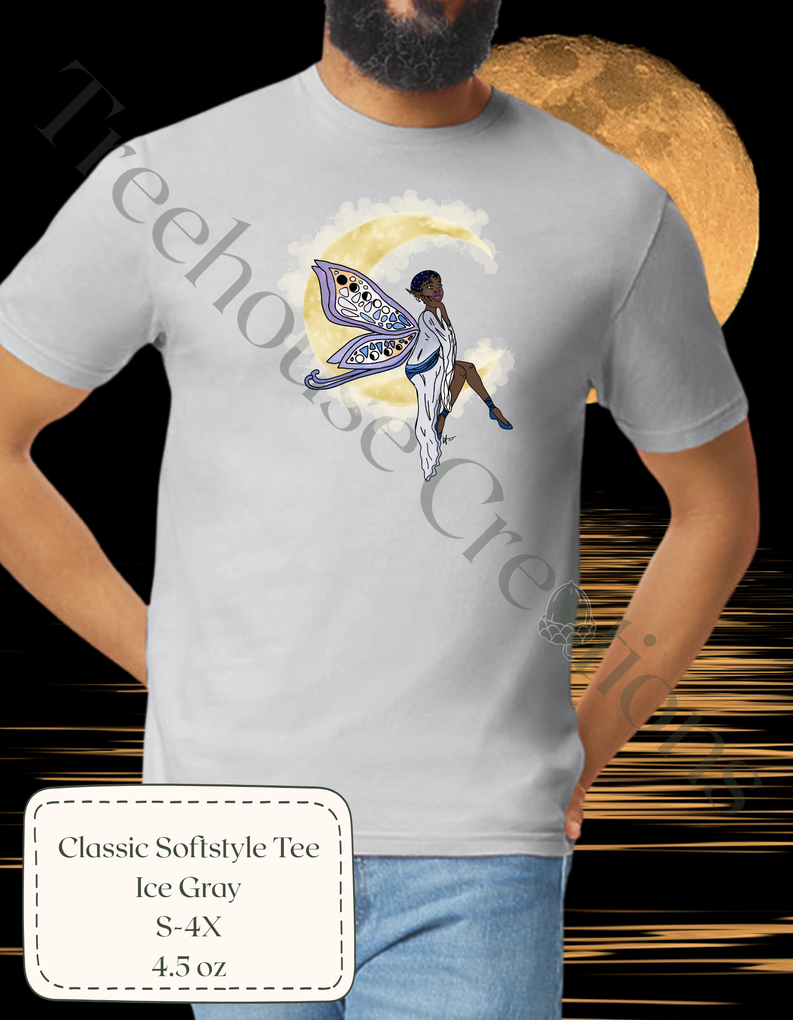 The Moon Fairy- Ice Gray Tee.png