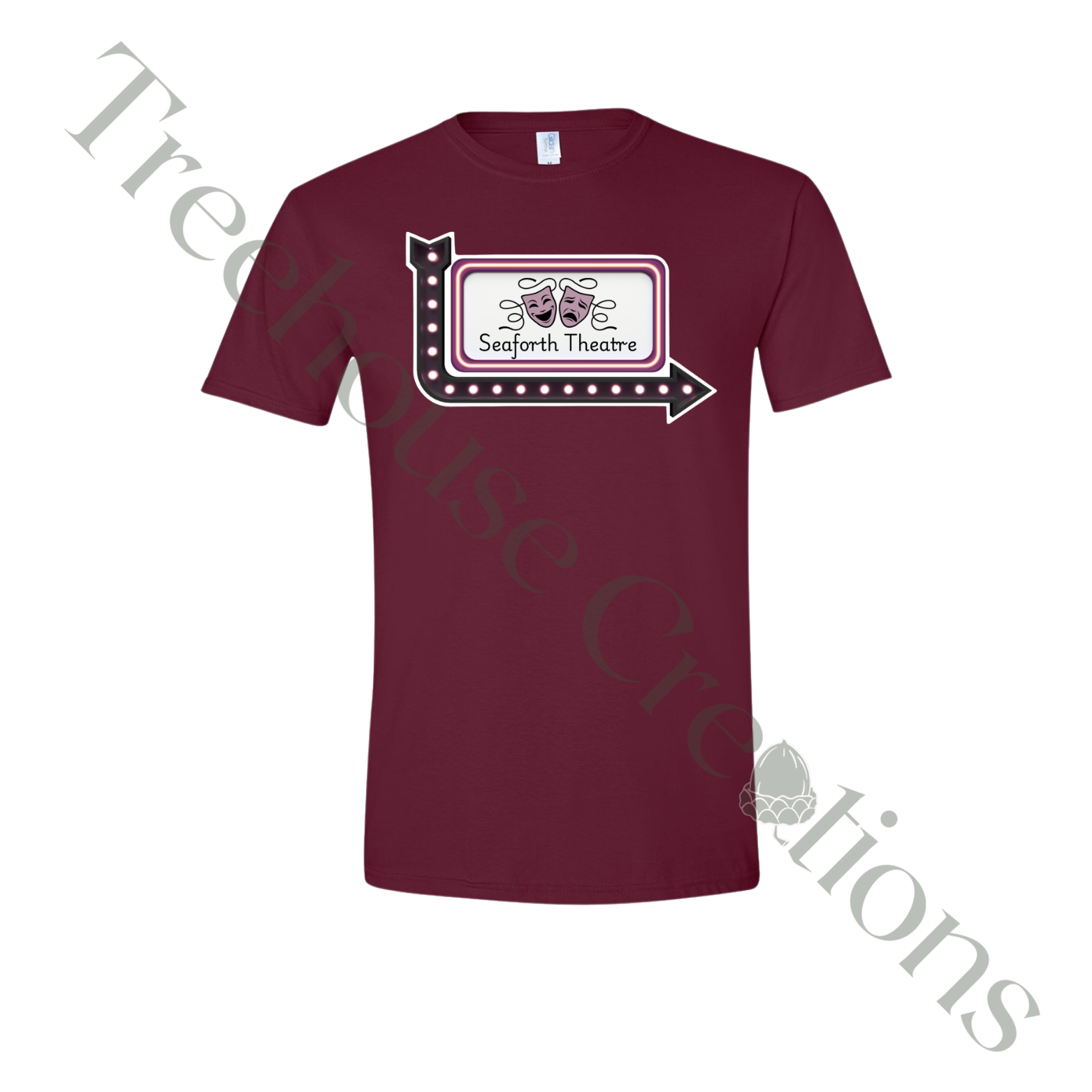 ITS Classic Softstyle Maroon T-Shirt
