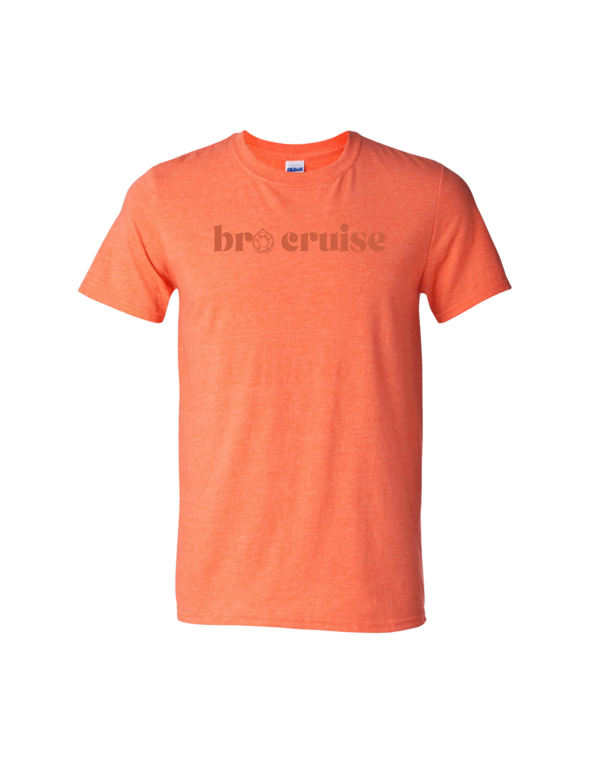 Heather Orange Flag Bro Cruise T-Shirt