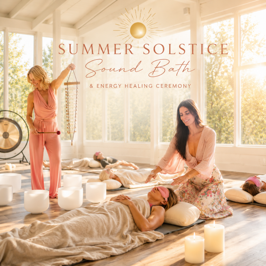 Summer Solstice Sound Bath Healing + Energy Healing Ceremony with Aaron Maxwell + Kimber Harter