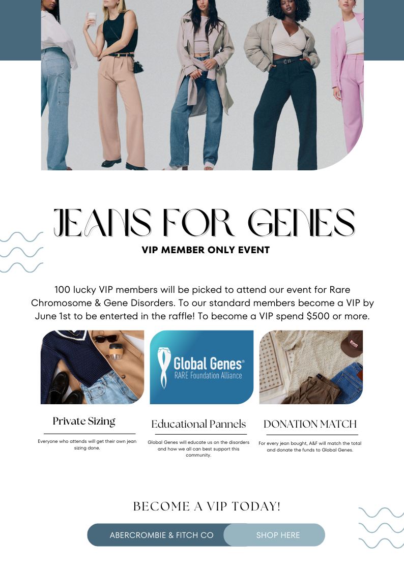 Jeans for Genes- Email Newsletter Mockup