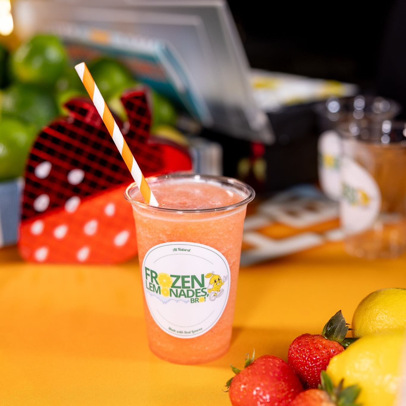 Frozen Strawberry Lemonade, Bro! 🍋 🍓 

Frozen Lemonades, Bro! Your new go-to for mobile frozen lemonades, fresh vibes, and the best views of the town! 

@frozenlemonadesbro 
www.frozenlemonadesbro.com

BOOK US FOR YOUR NEXT PRIVATE EVENT!

Stay tun