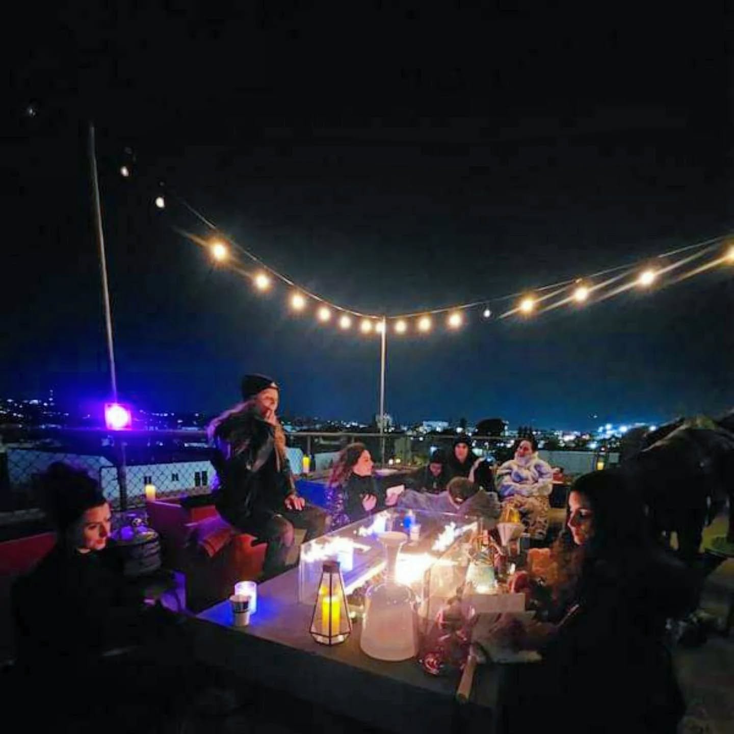Hosting a beautiful (and chilly!) Taurus full moon gathering on @melandcaliofficial rooftop. The moon looks like it's part of the string lights. Thanks to @didenko
& @calimiles for helping make this so magickal.
Also my ridiculous voice.
