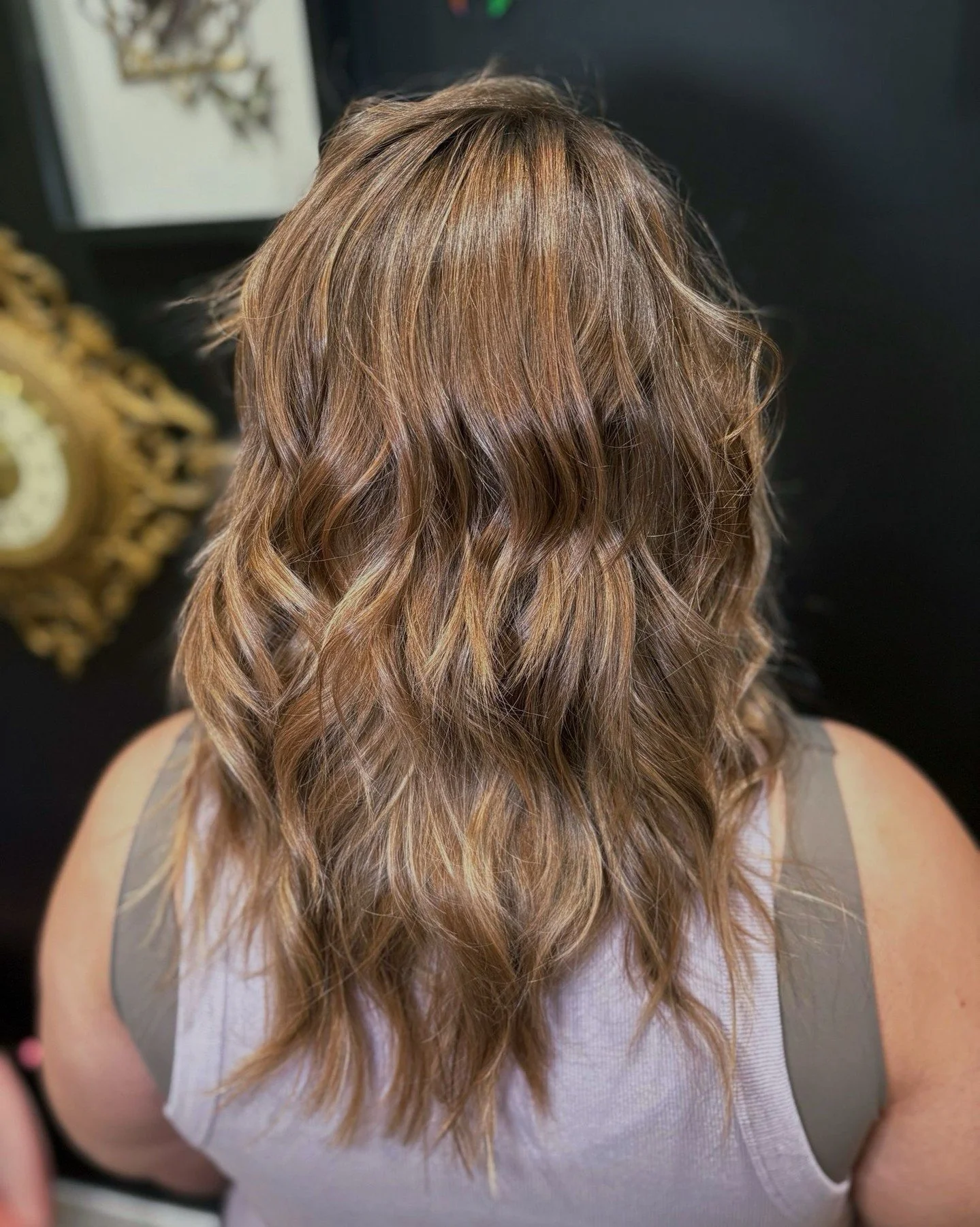 Lived in honey blonde balayage for the win!!

 #QueerHair #ChicagoHairStylist #Roottouchup #vividcolor #althairsalon #GenderFreeHair #ChiHair #HairTransformation #TransHair #AltHair #SupportLocalChicago