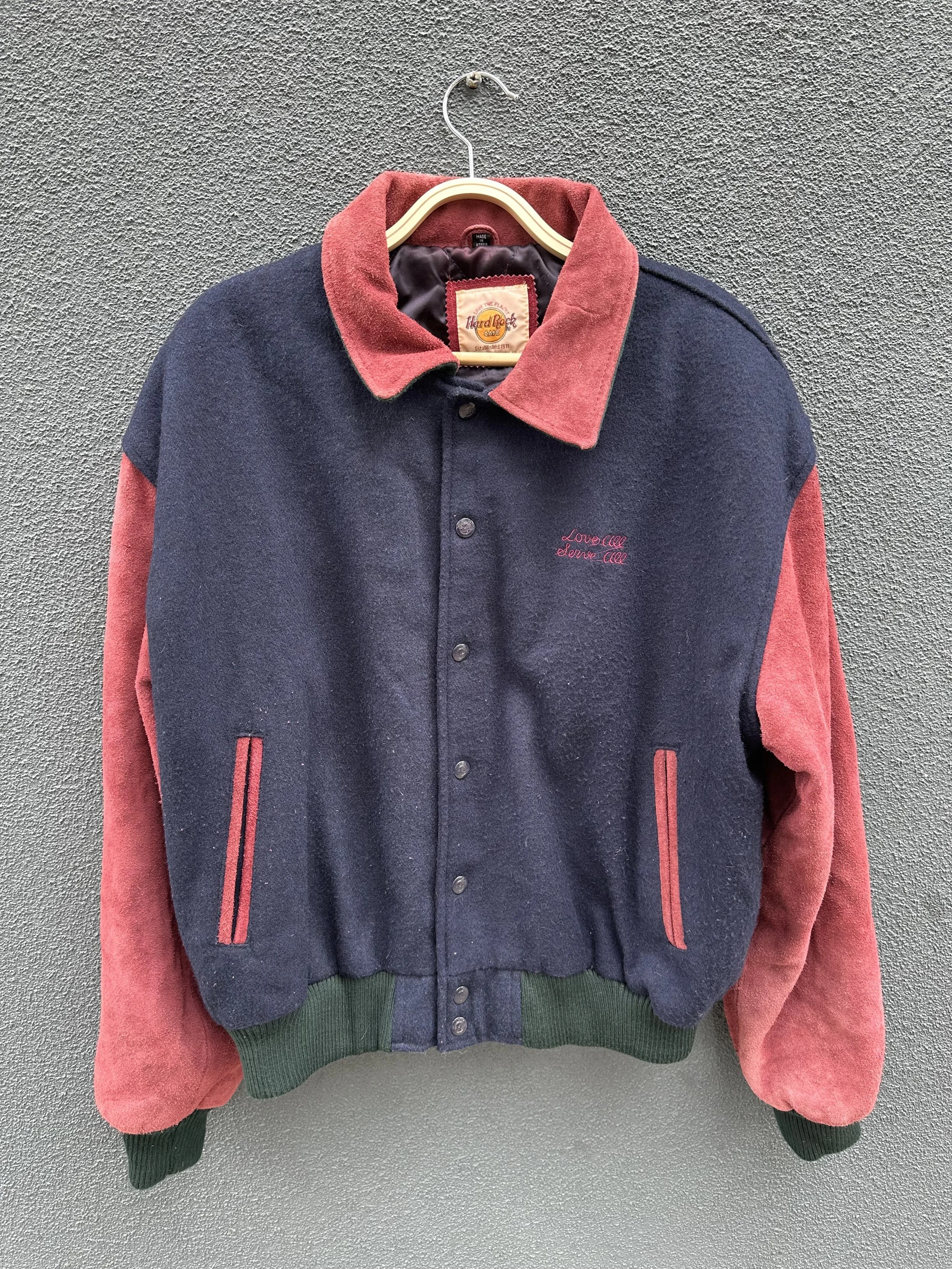 RARE Vintage Hard Rock Cafe Paris Bomber Jacket