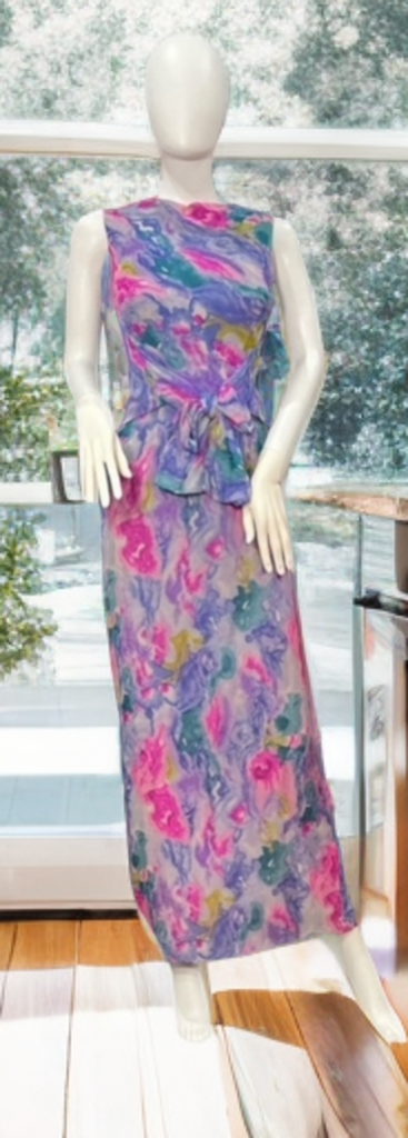 Vintage 1960's I Magnin Vintage Dress