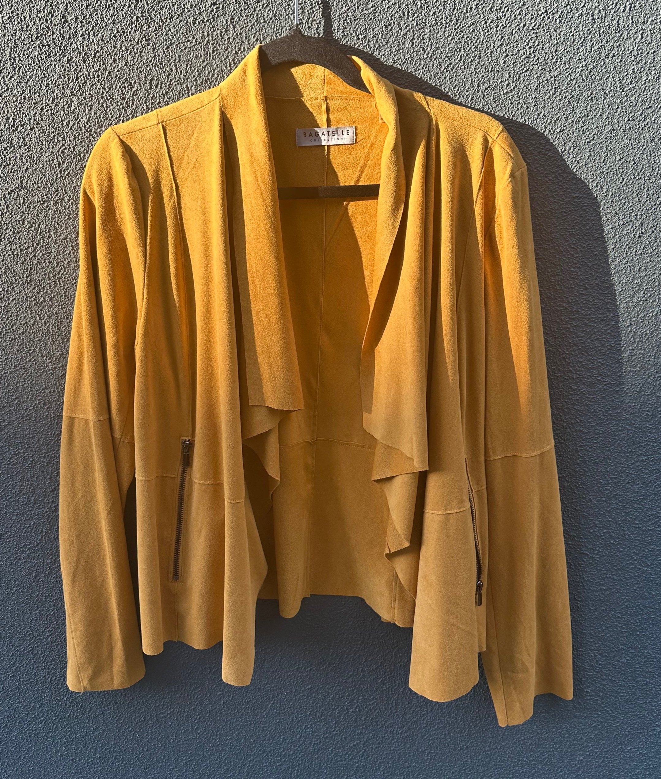 Bagatelle Collection Faux Suede Jacket (Large)