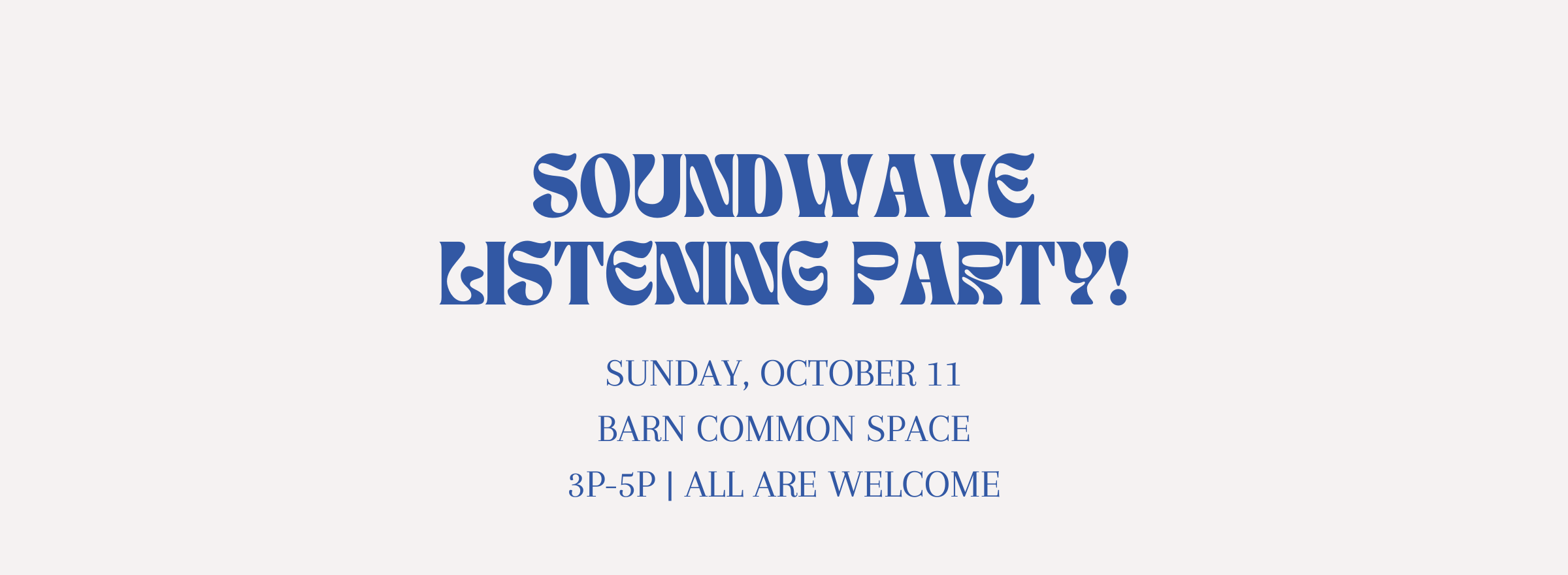 SoundWave Listening Party