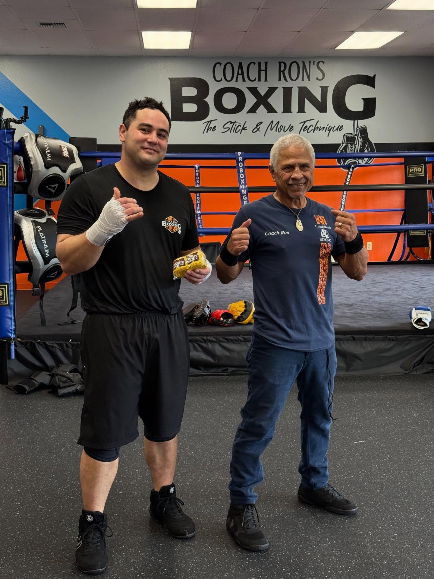 Coach Ron promoted Daemon to yellow wraps during Saturday morning training session. Congratulations Daemon for putting in the work to achieve your yellow wraps.

Start 2026&rsquo; by joining our OHANA  at Coach Ron&rsquo;s Boxing&hellip;. Hands up , 