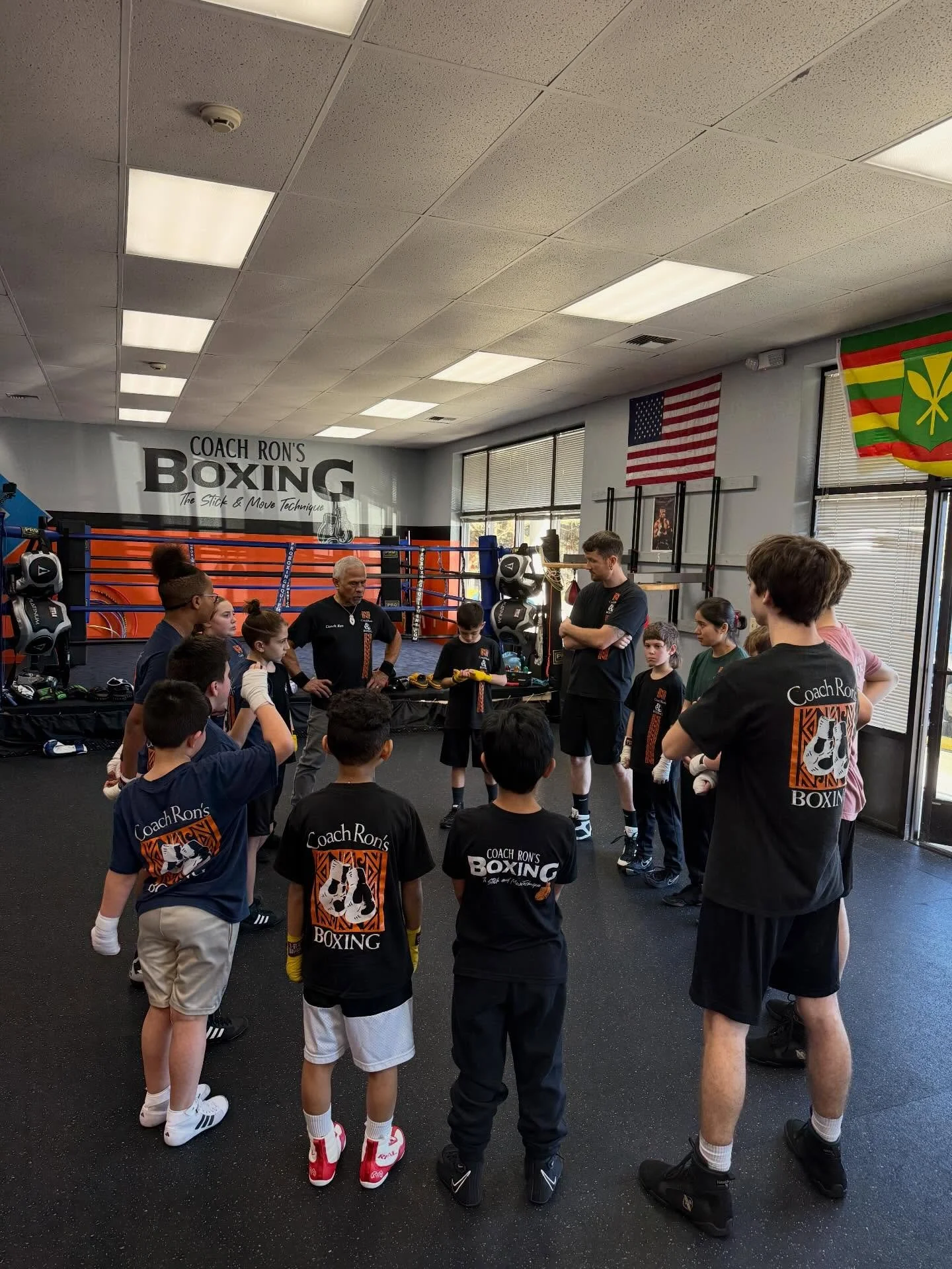 Youth training session at Coach Ron&rsquo;s Boxing &hellip; Learning the fundamentals of boxing one training session at a time