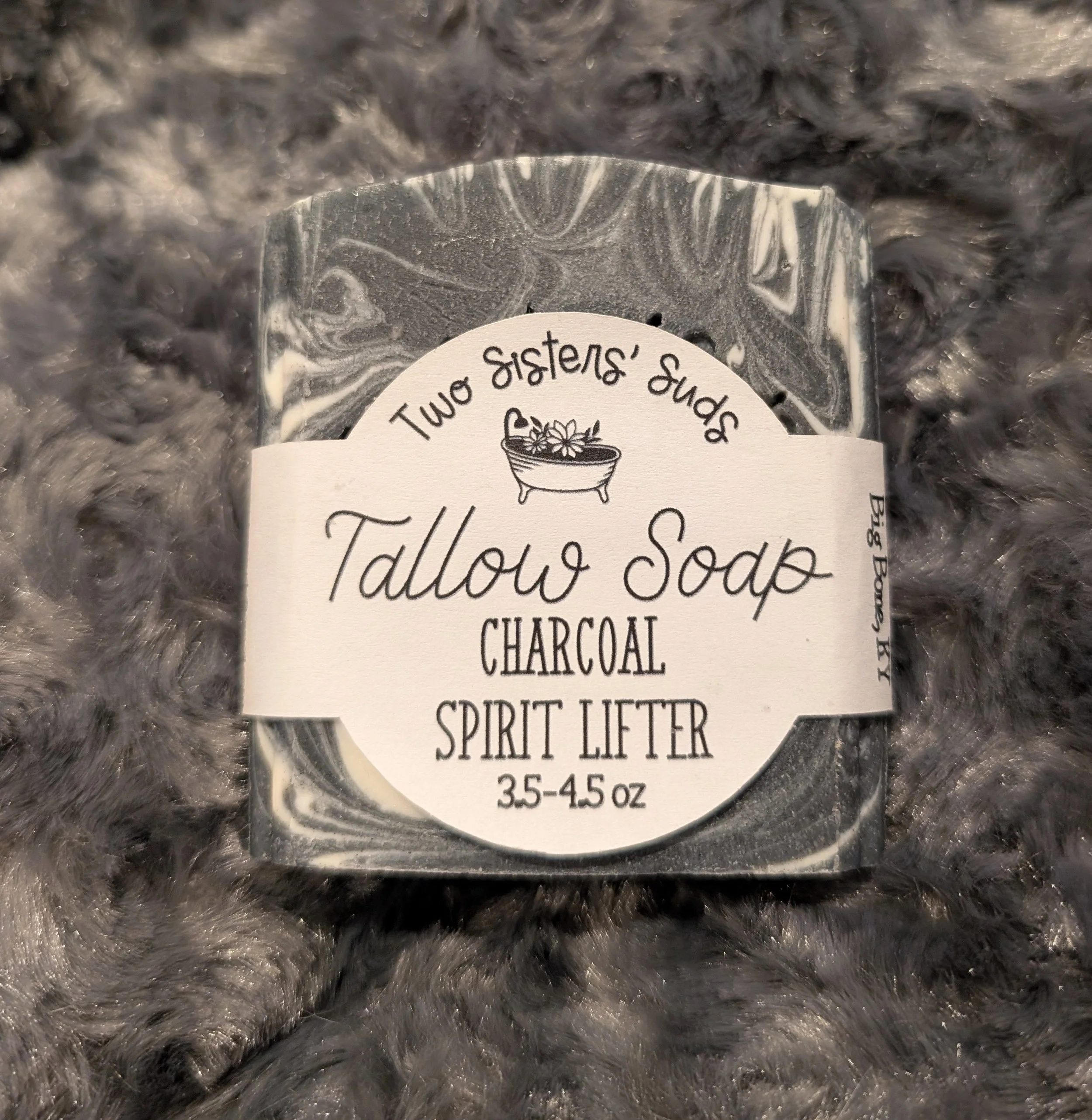 Charcoal (Spirit Lifter) Tallow soap - KY