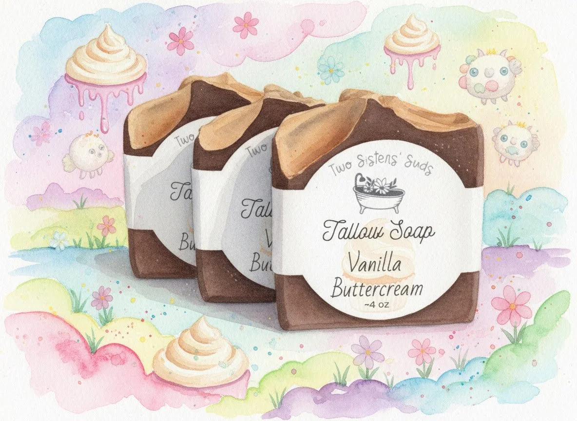 Vanilla Butter Creme Tallow Soap - KY